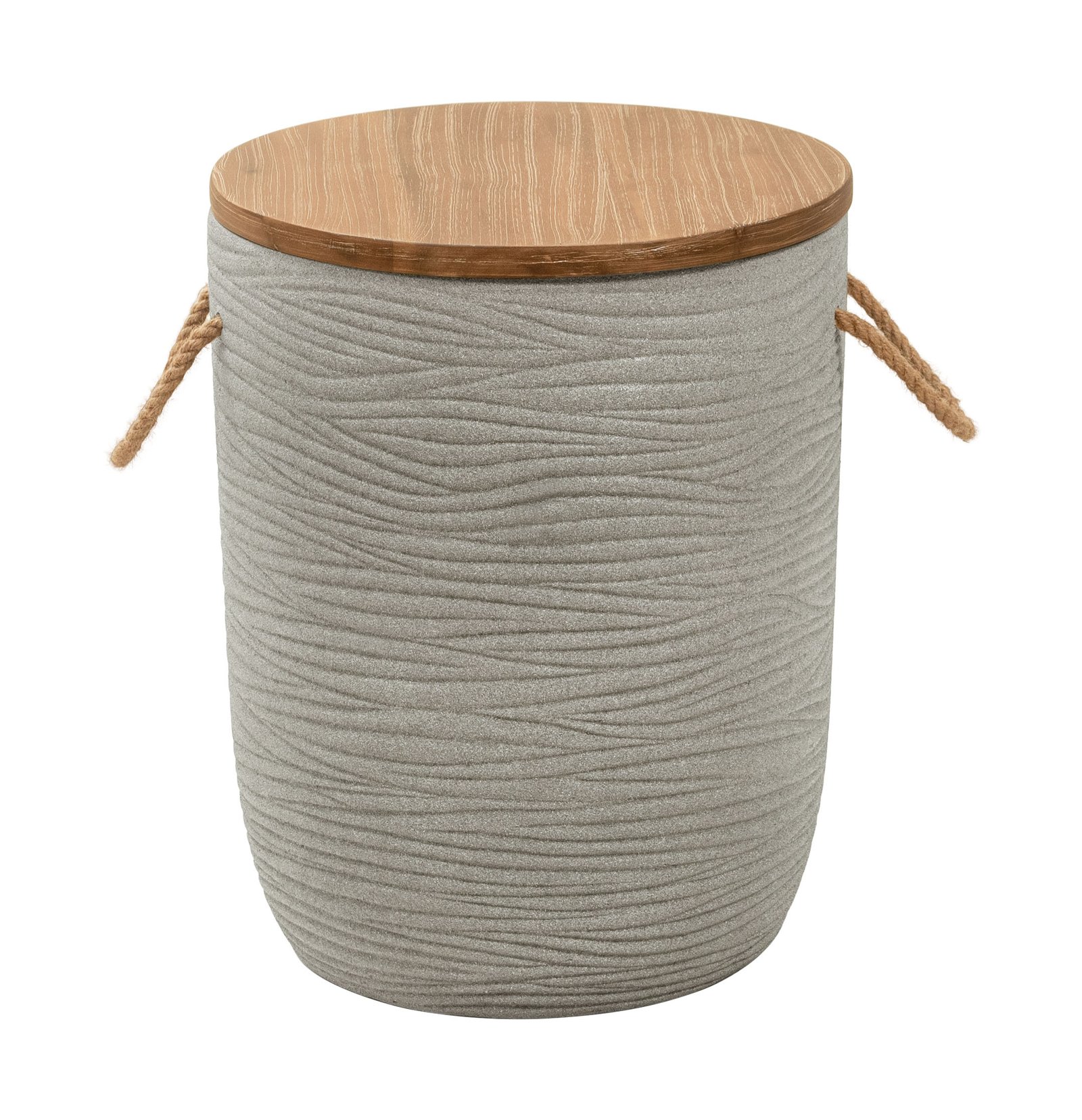 Biban Side Table Natural & Gray - Image 2