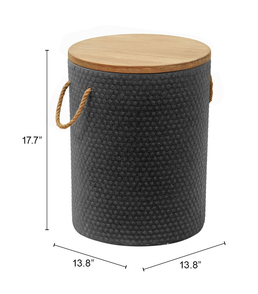 Beban Side Table Natural & Black - Image 6