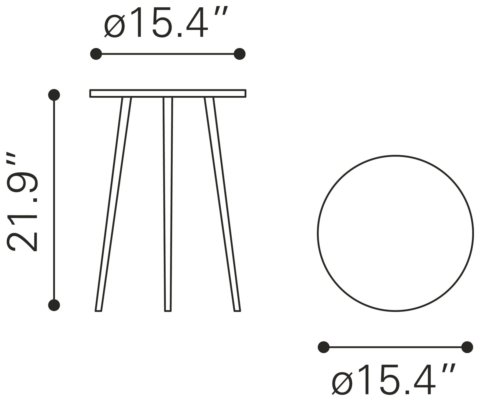 Politik Side Table Silver - Image 9