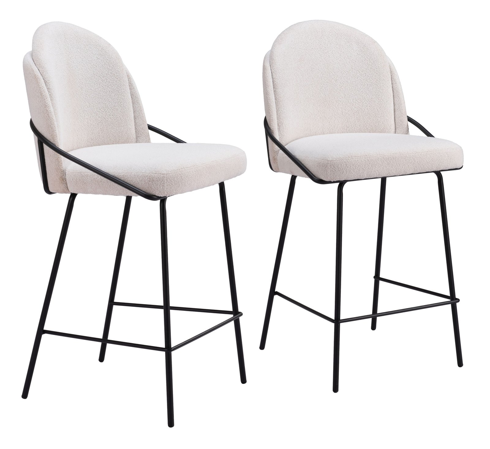Jambi Counter Stool (Set of 2) Ivory - Image 10