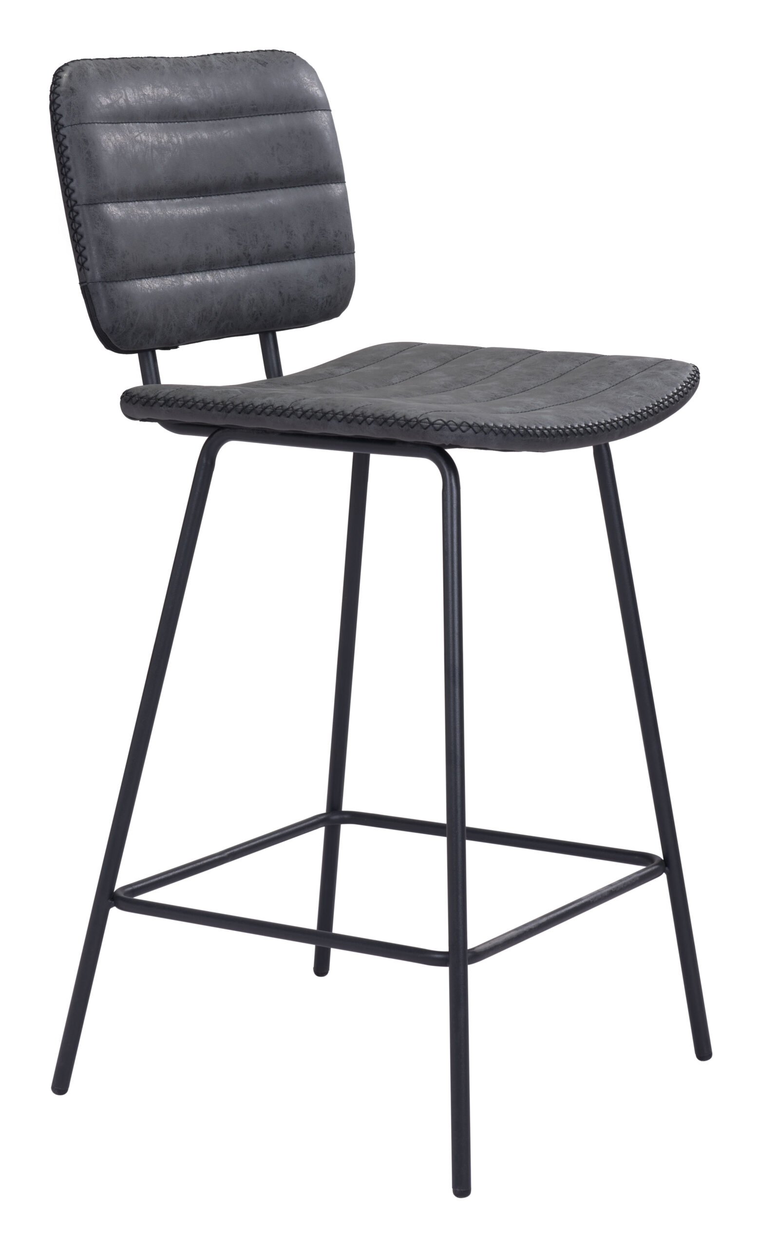 Boston Counter Stool (Set of 2) Vintage Black - Image 3