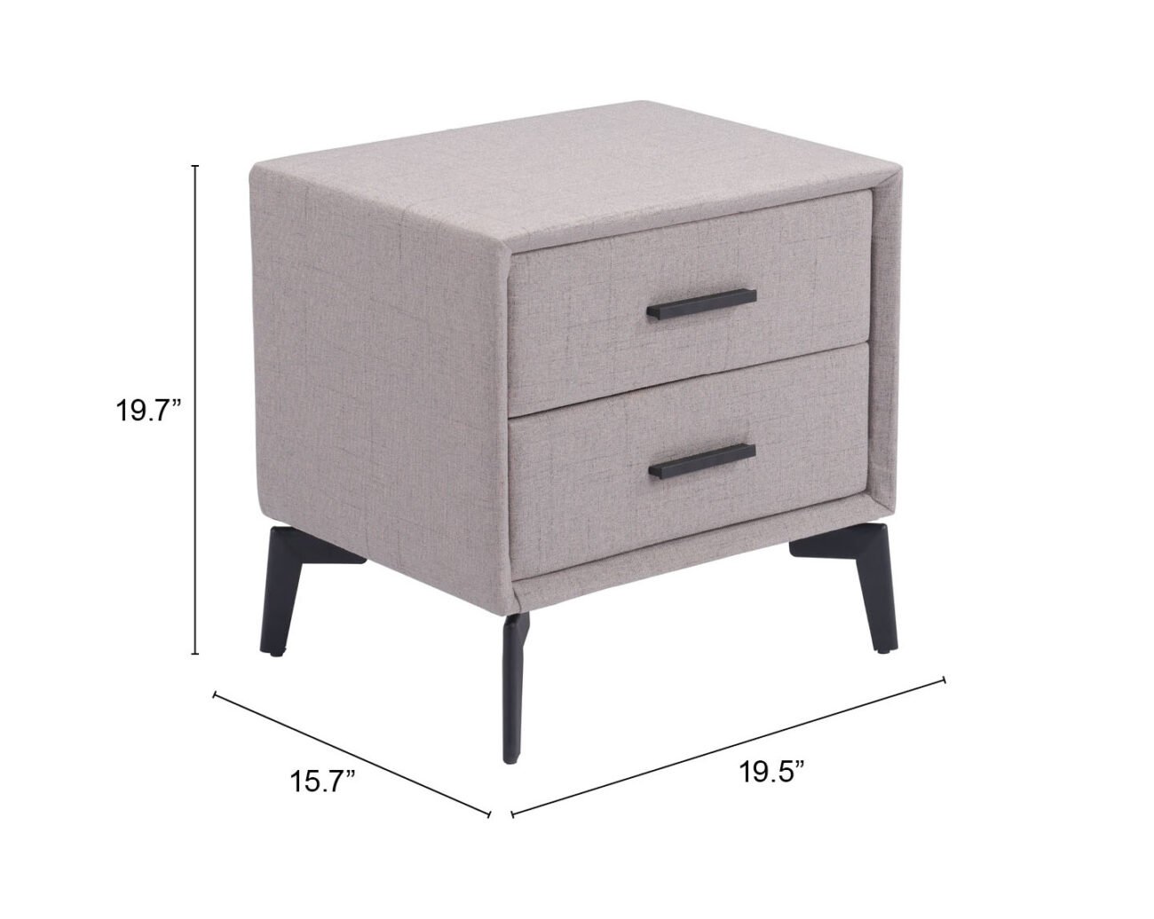 Halle Side Table Gray - Image 12