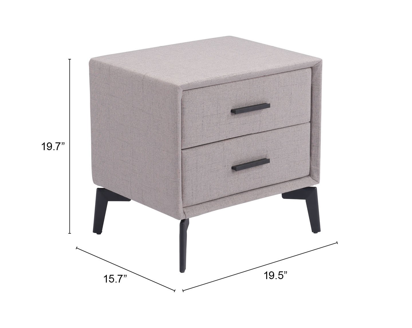 Halle Side Table Gray - Image 12