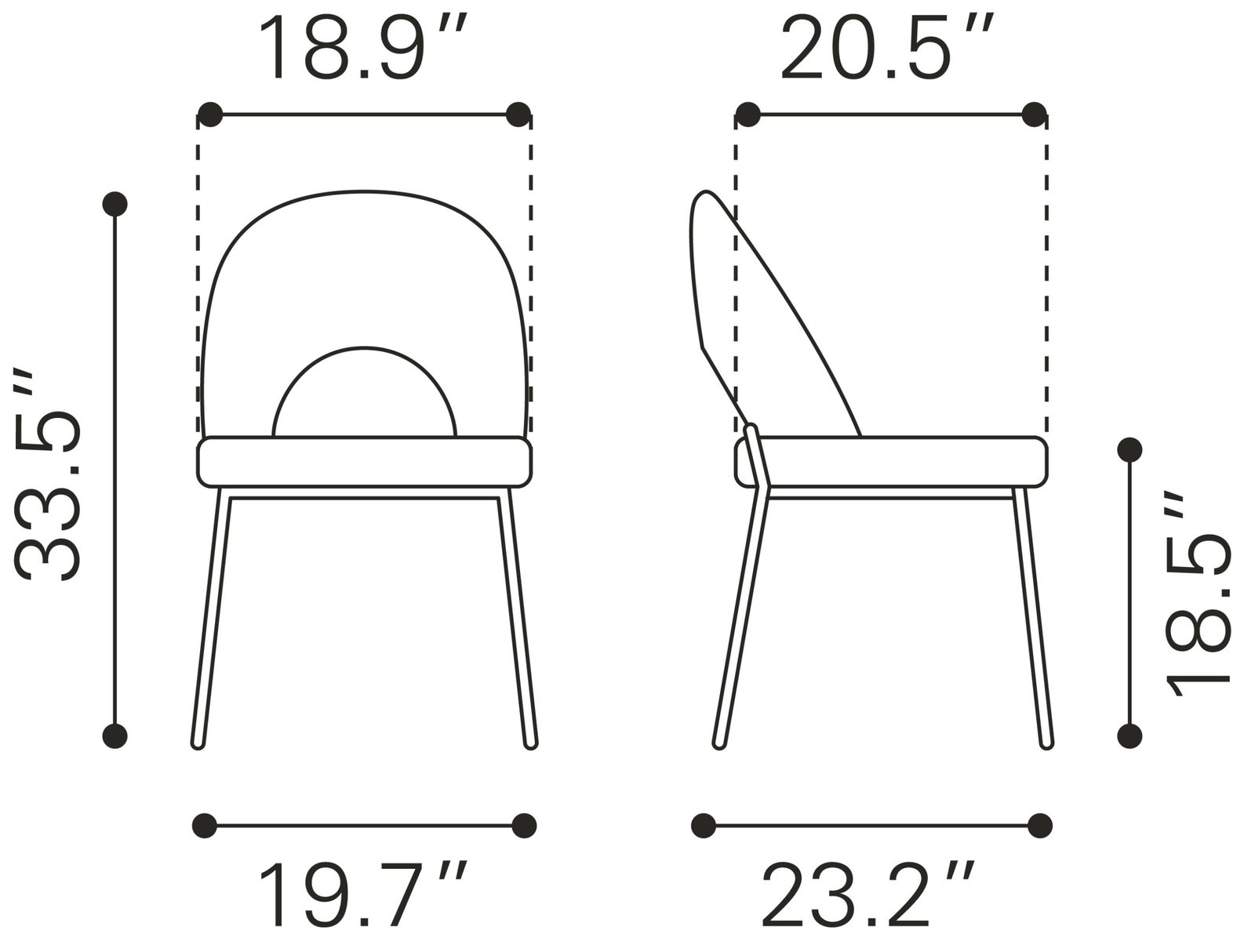 Torrey Dining Chair (Set of 2) Multicolor Print & Gray - Image 13