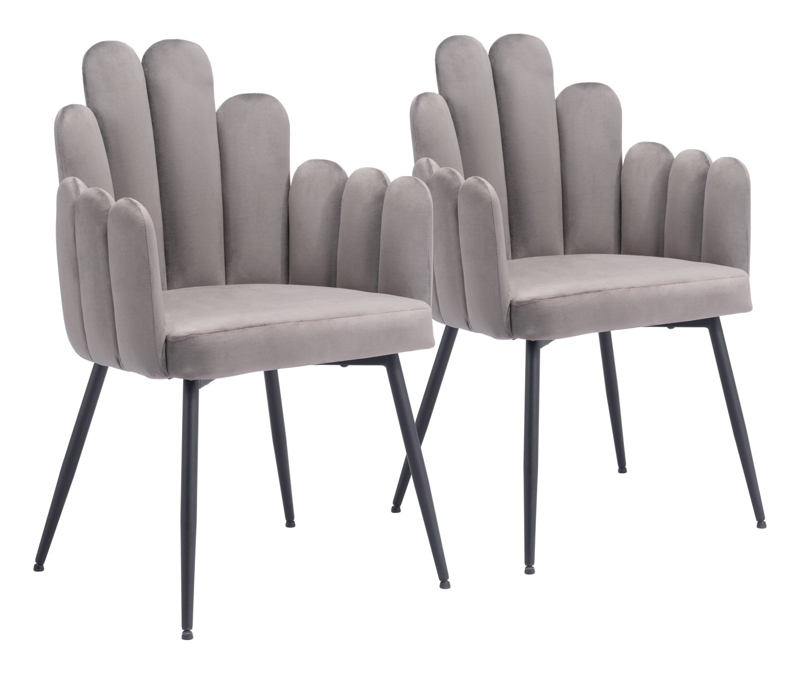 Noosa Dining Chair (Set of 2) Gray - Image 12