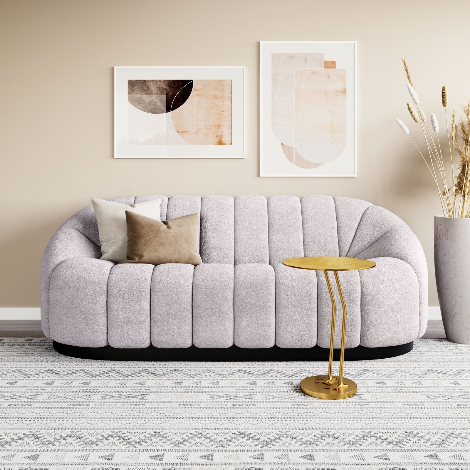Bhutan Sofa Light Gray - Image 4