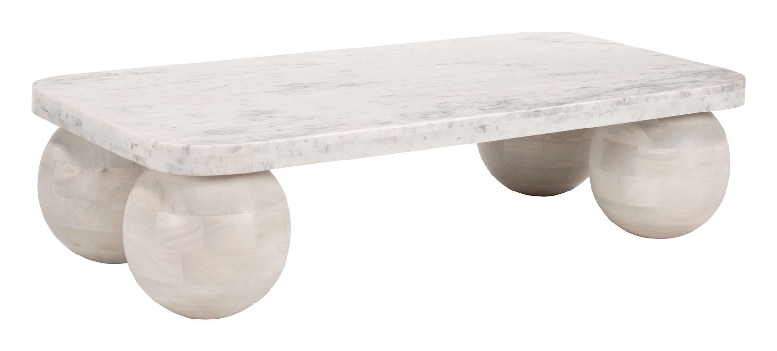 Camakat Coffee Table White & Whitewashed - Image 3