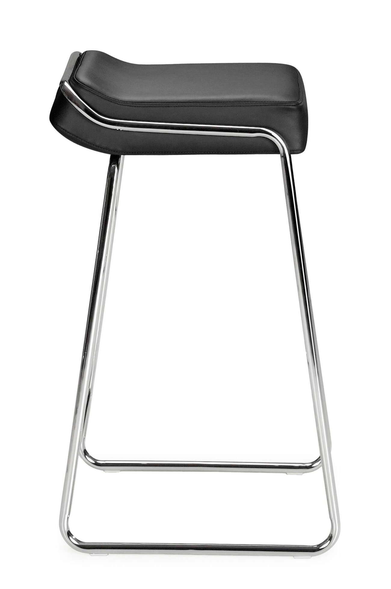Wedge Barstool (Set of 2) Black - Image 3