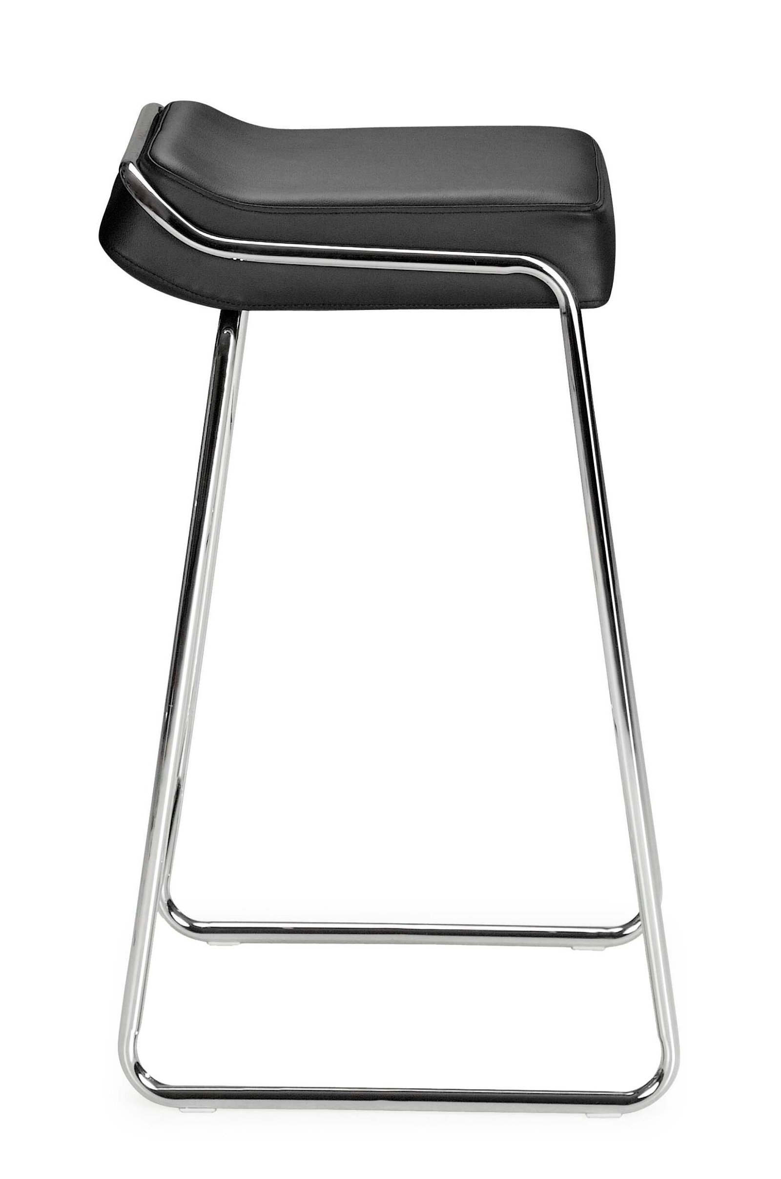 Wedge Barstool (Set of 2) Black - Image 3
