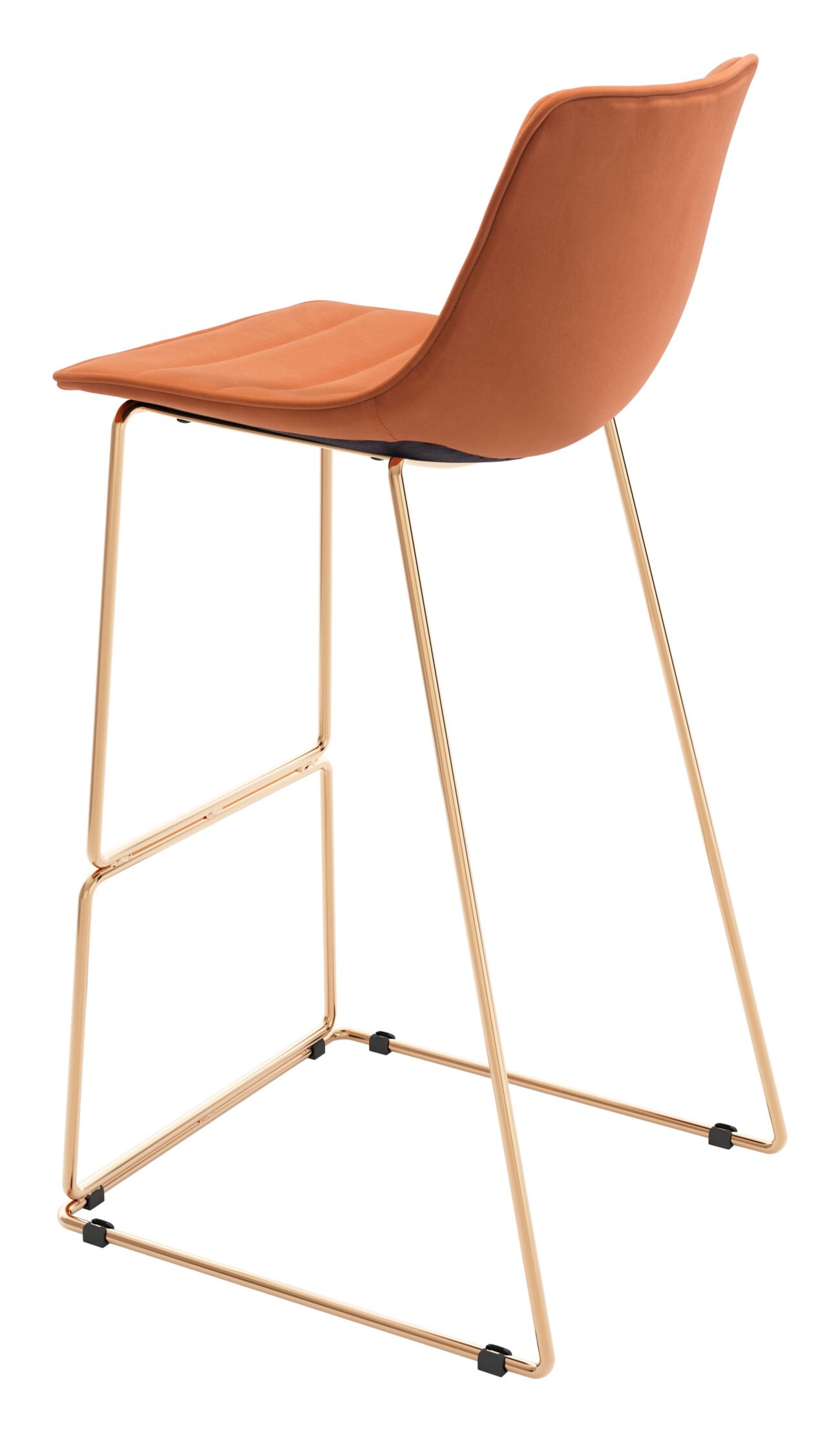 Adele Barstool (Set of 2) Orange & Gold - Image 7