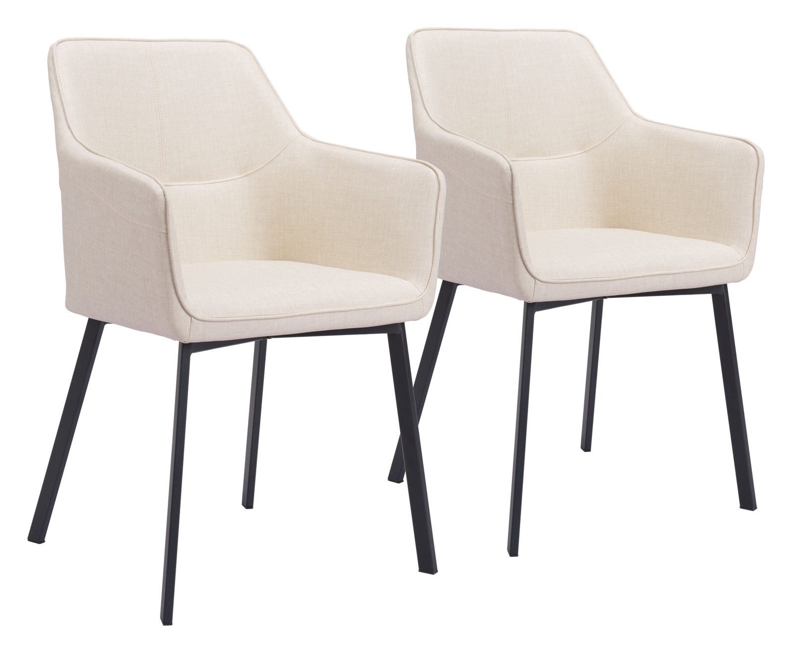 Adage Dining Chair (Set of 2) Beige - Image 13