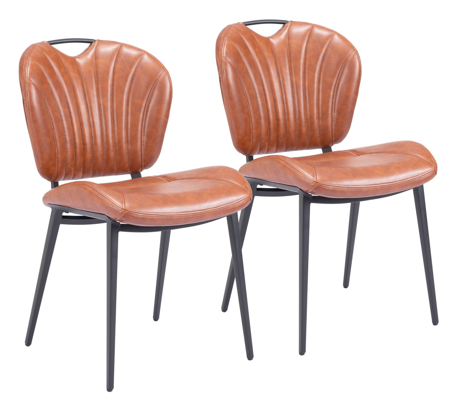 Terrence Dining Chair (Set of 2) Vintage Brown - Image 14