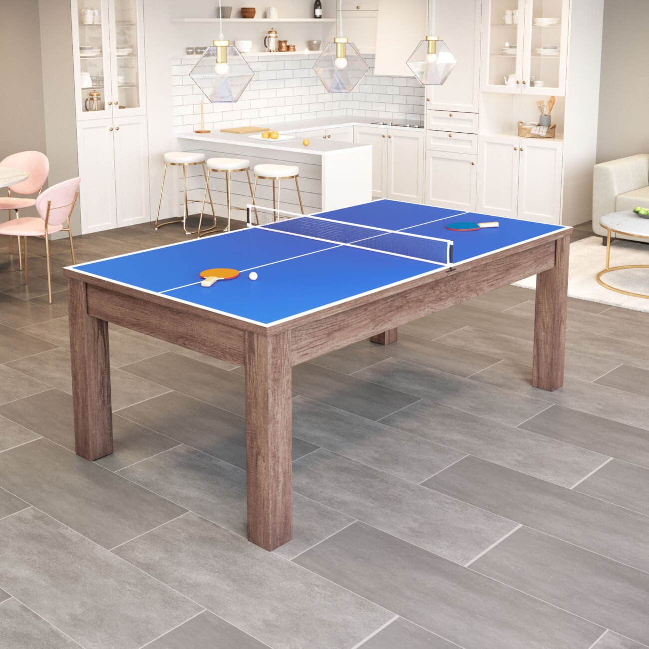 Bonker 3 in 1 Table Brown - Image 2