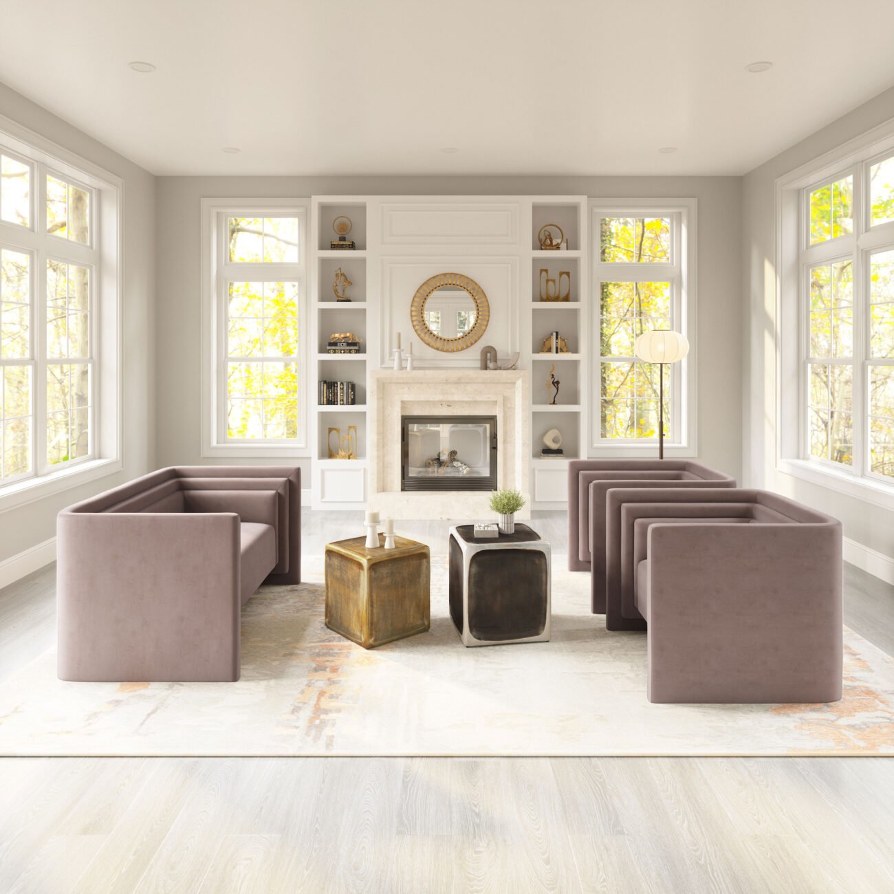 Trippel Armchair Taupe - Image 4