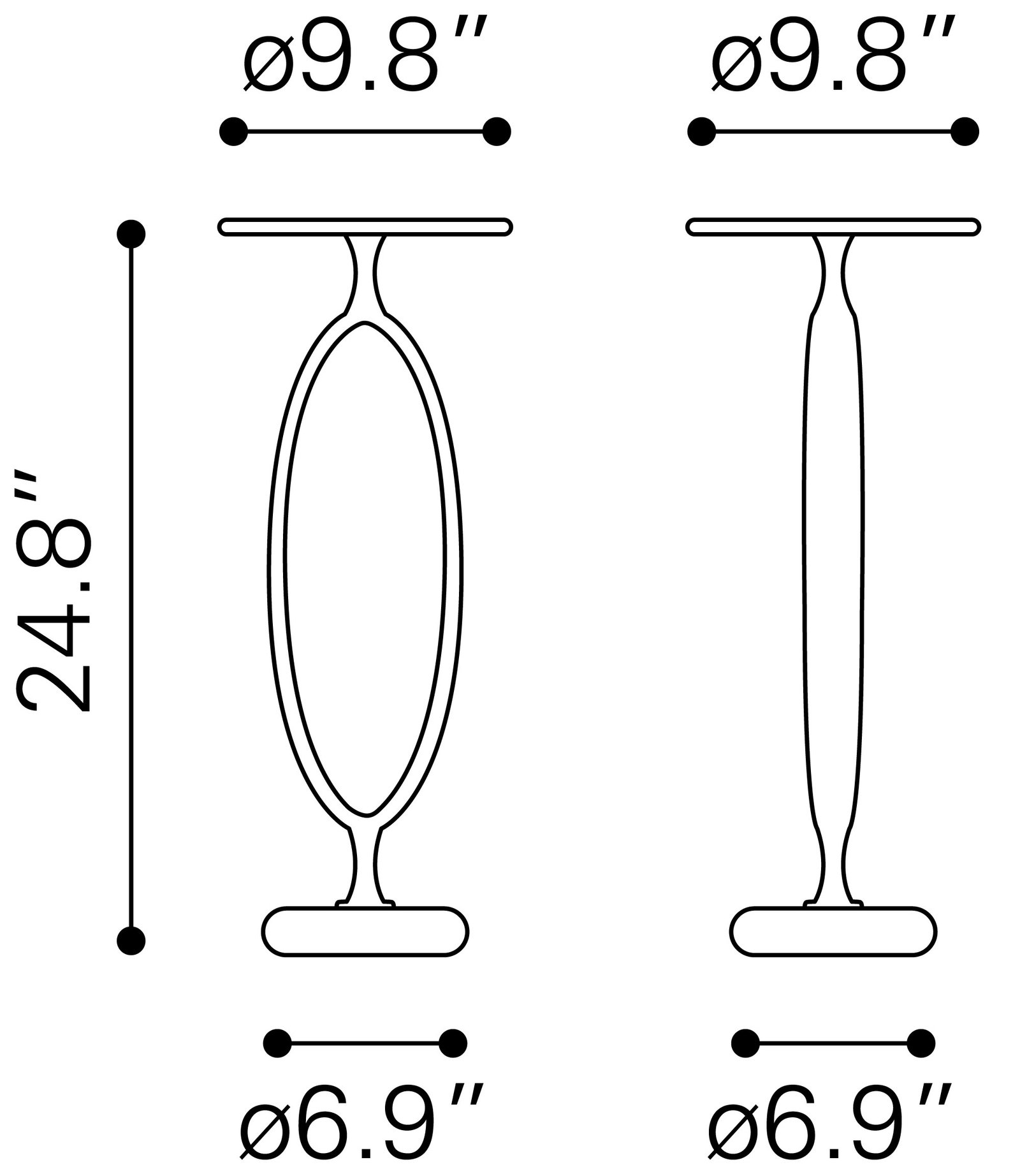 Bonita Accent Table Bronze - Image 10