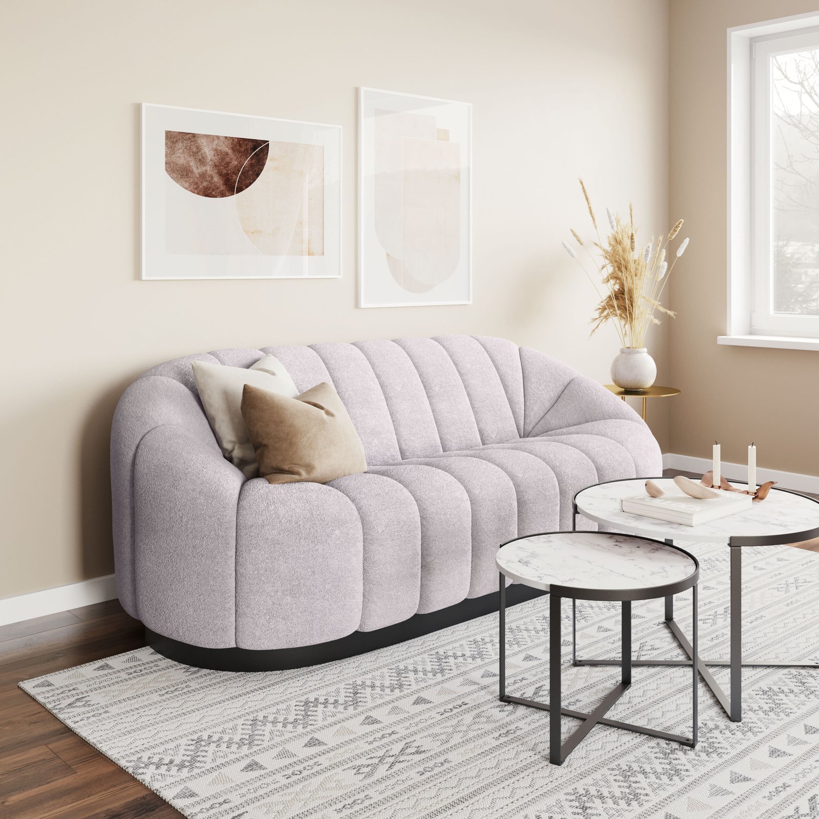 Bhutan Sofa Light Gray - Image 3