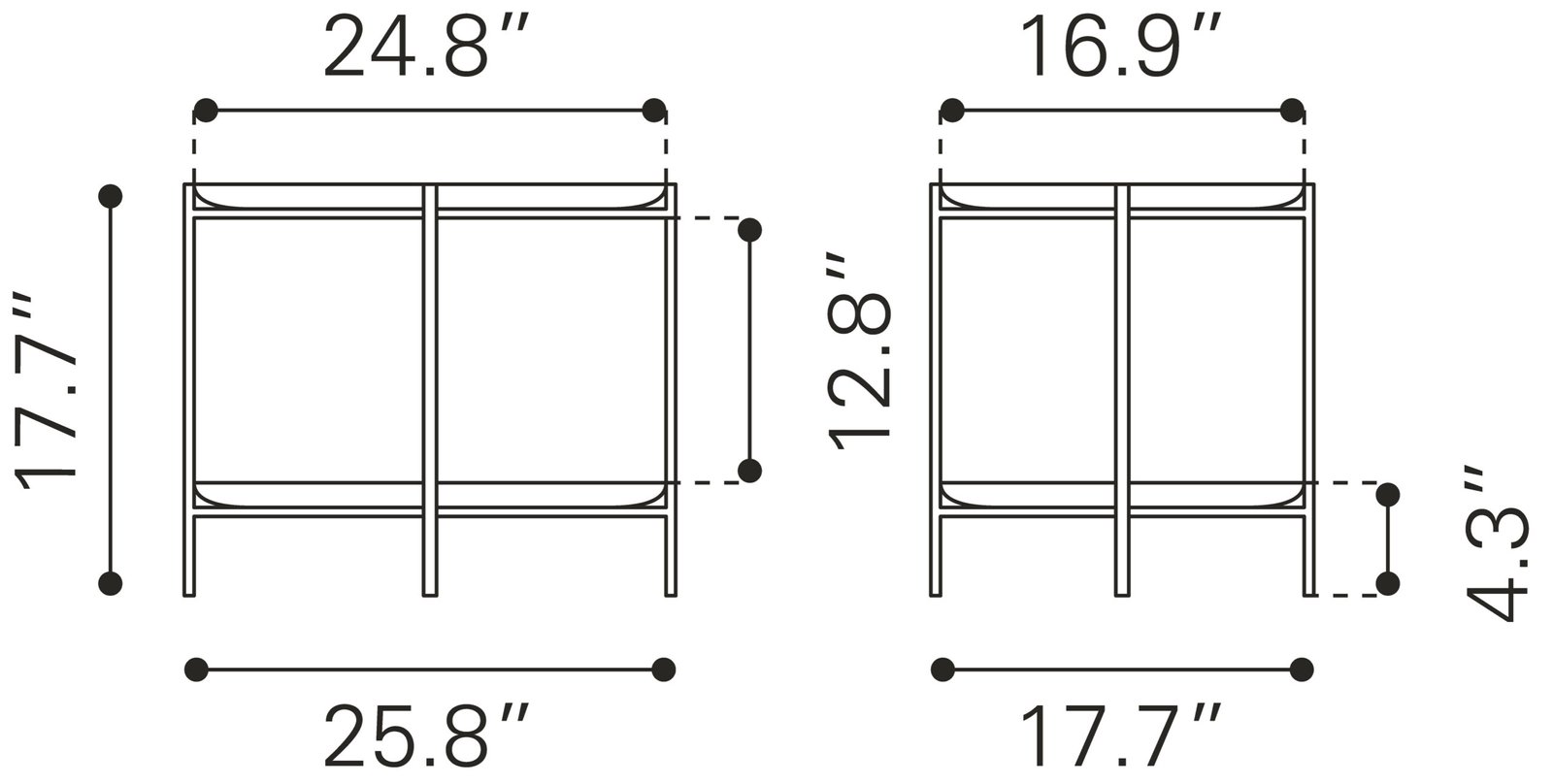Bronson Coffee Table Bronze - Image 8