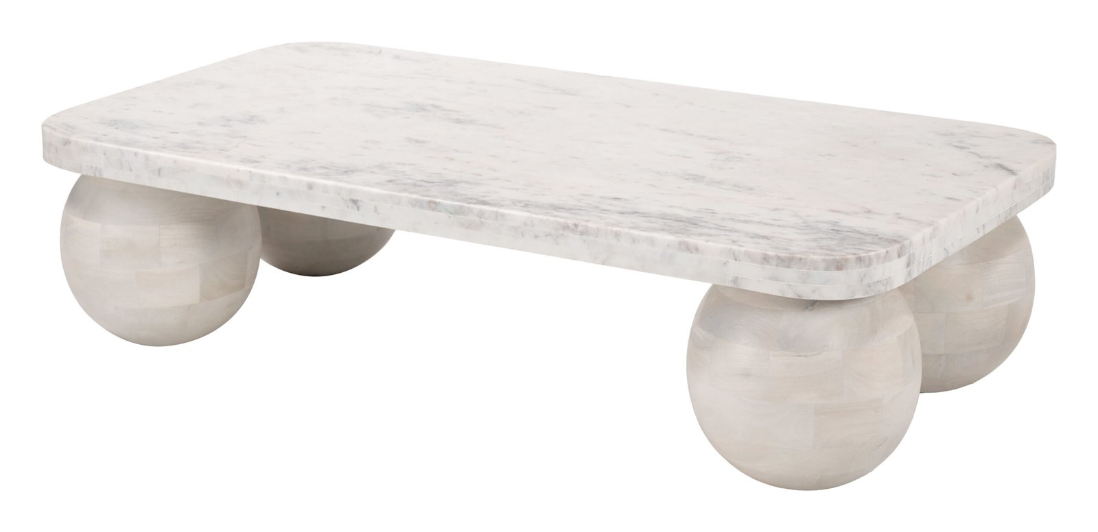 Camakat Coffee Table White & Whitewashed - Image 7