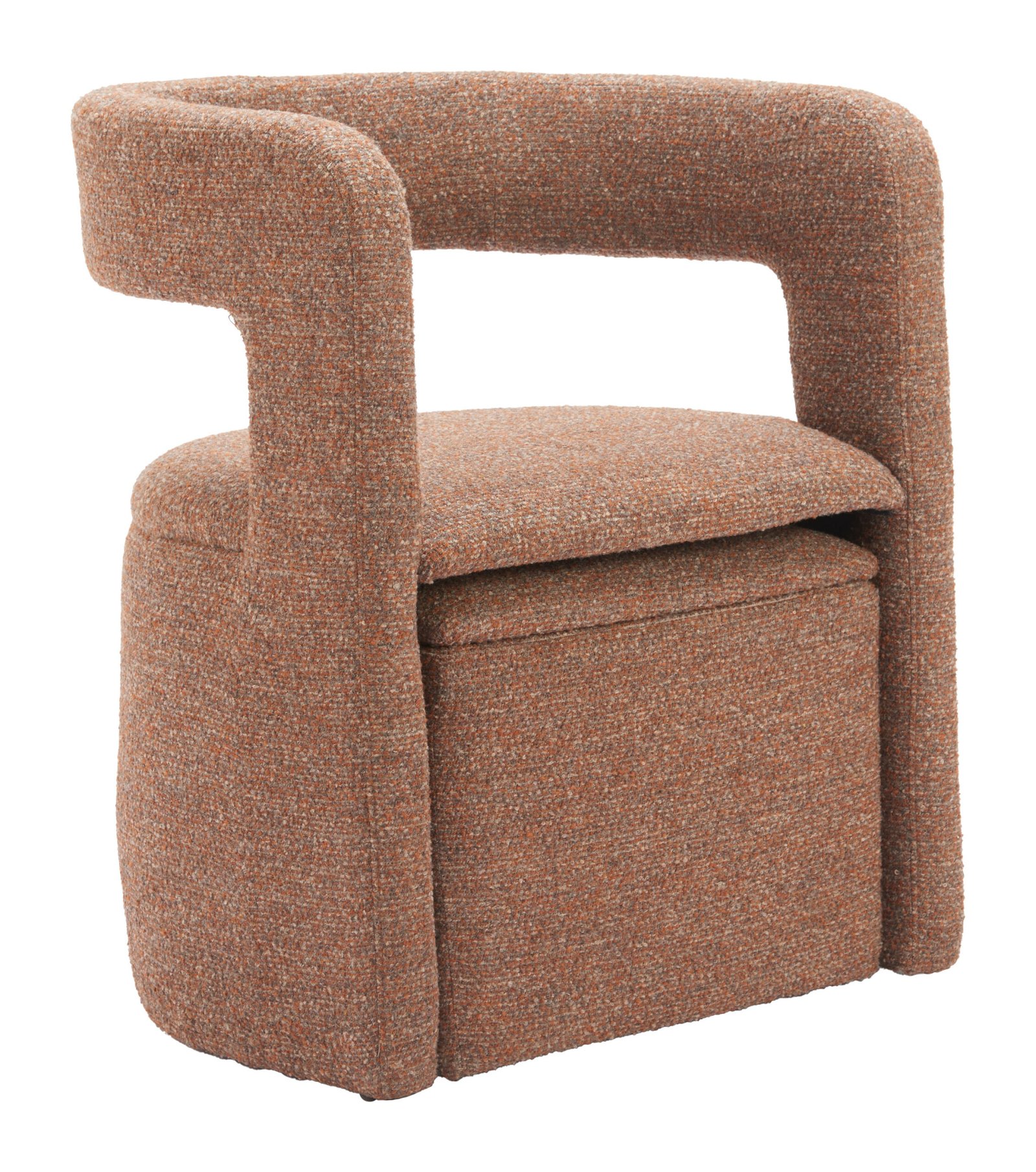 Atria Accent Chair & Ottoman Tawny Brown - Image 7