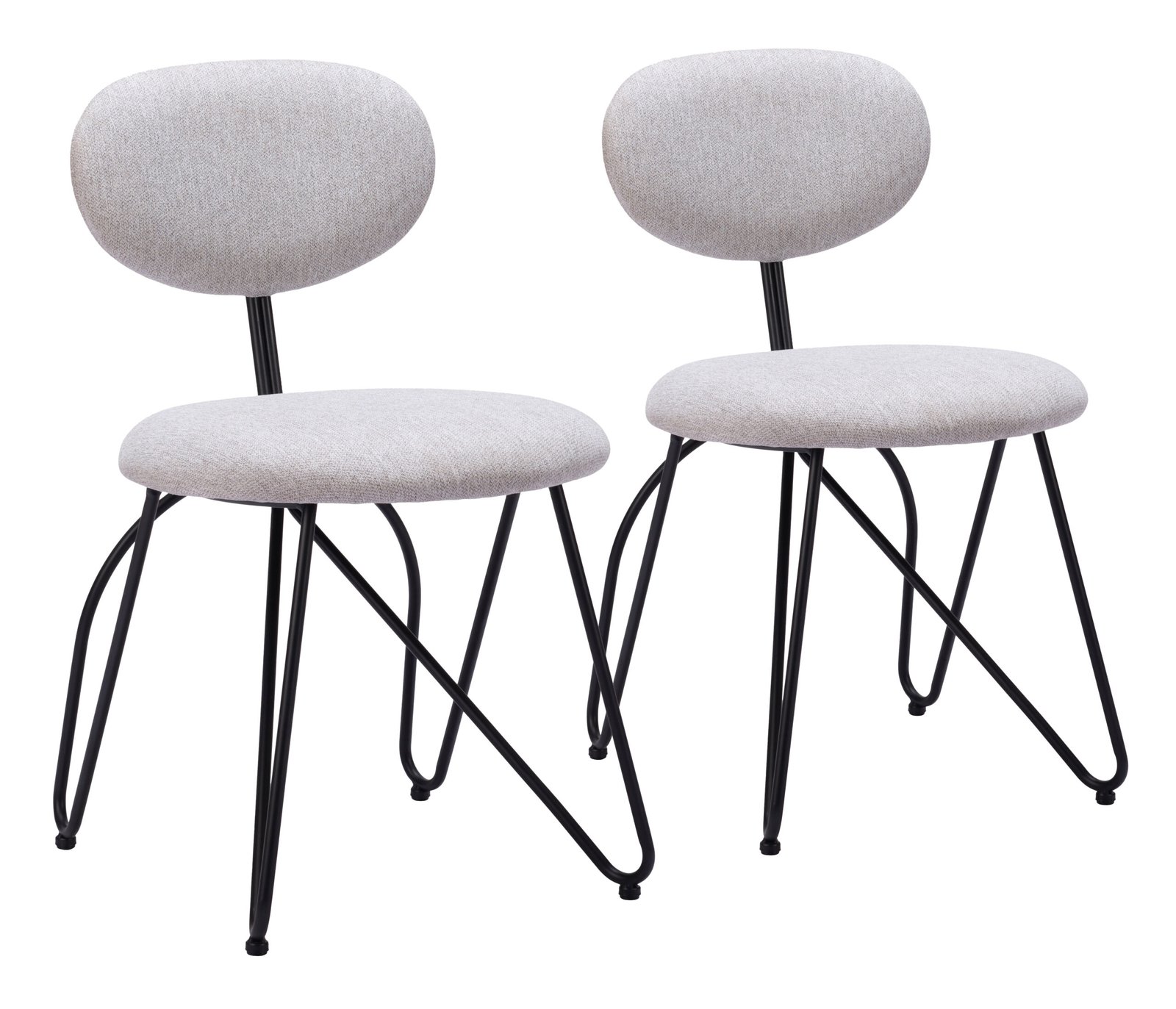 Novi Dining Chair (Set of 2) Dove Gray - Image 10