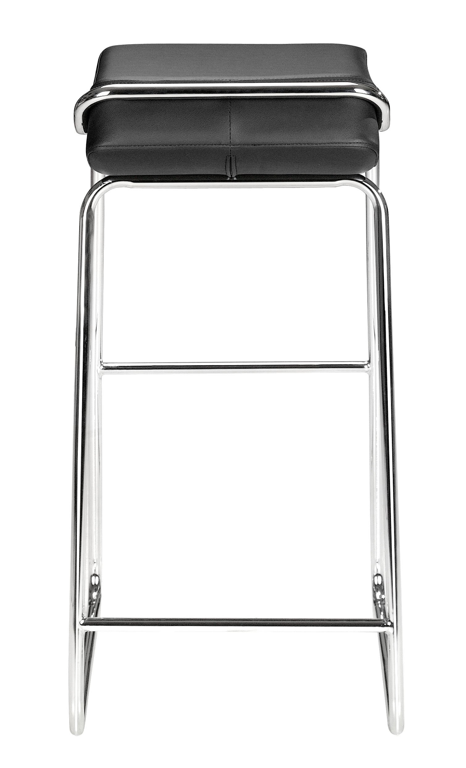Wedge Barstool (Set of 2) Black - Image 5