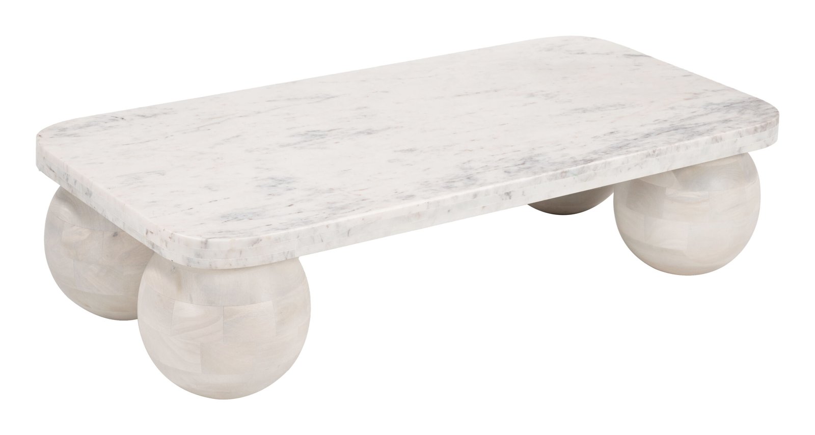 Camakat Coffee Table White & Whitewashed - Image 6