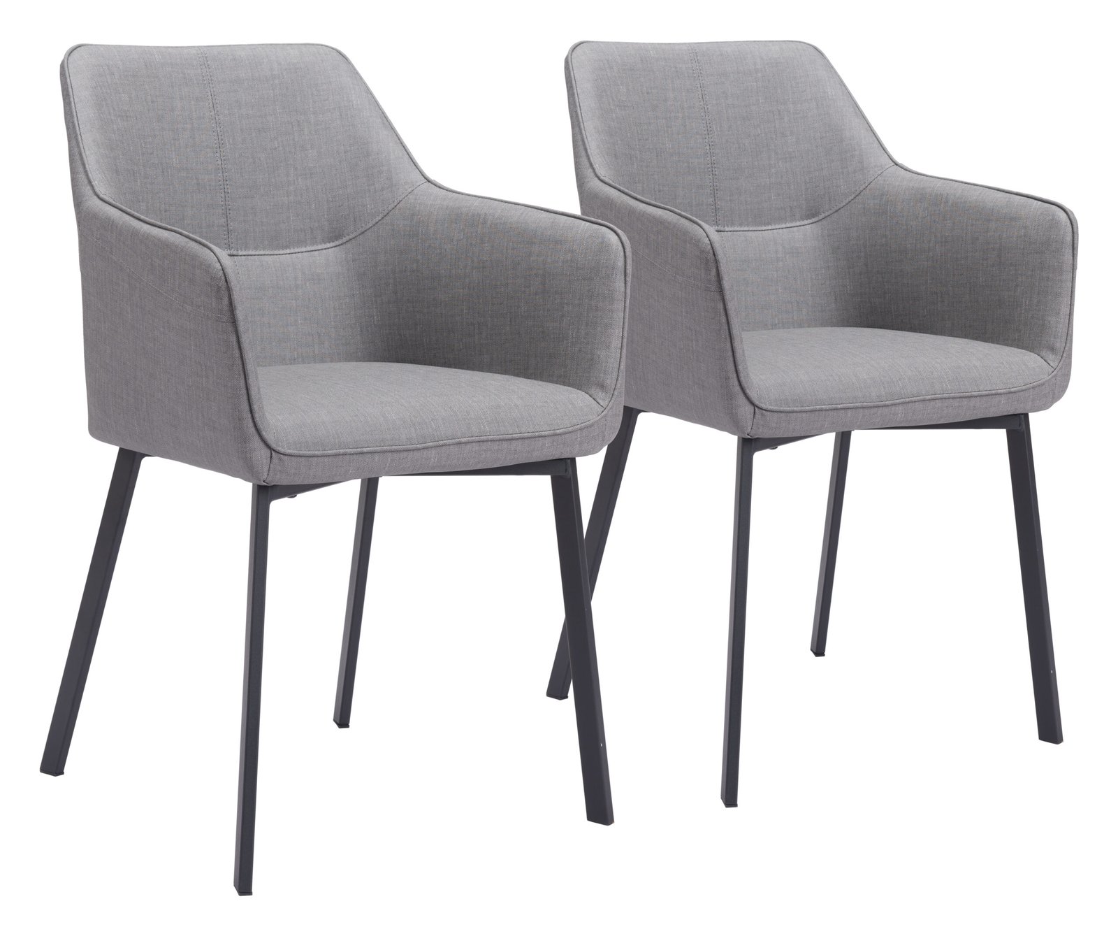 Adage Dining Chair (Set of 2) Gray - Image 13