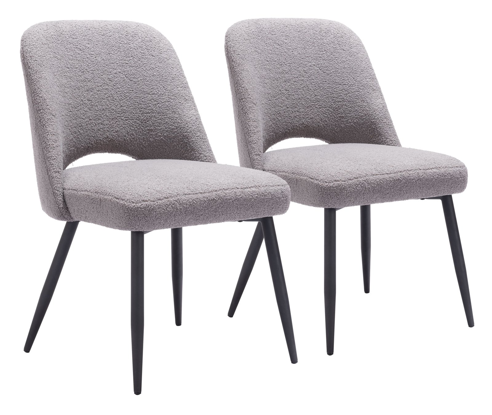 Teddy Dining Chair (Set of 2) Gray - Image 15