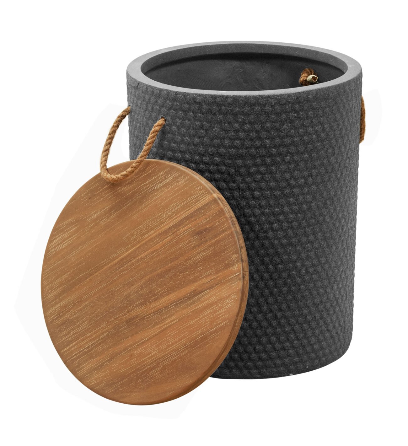 Beban Side Table Natural & Black - Image 3