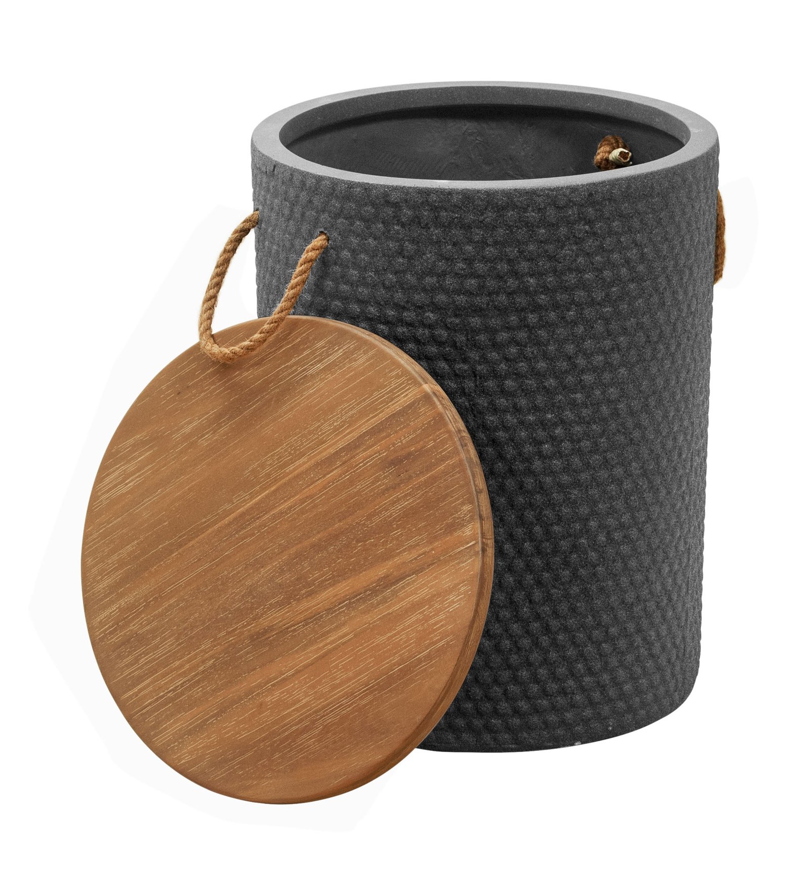 Beban Side Table Natural & Black - Image 3