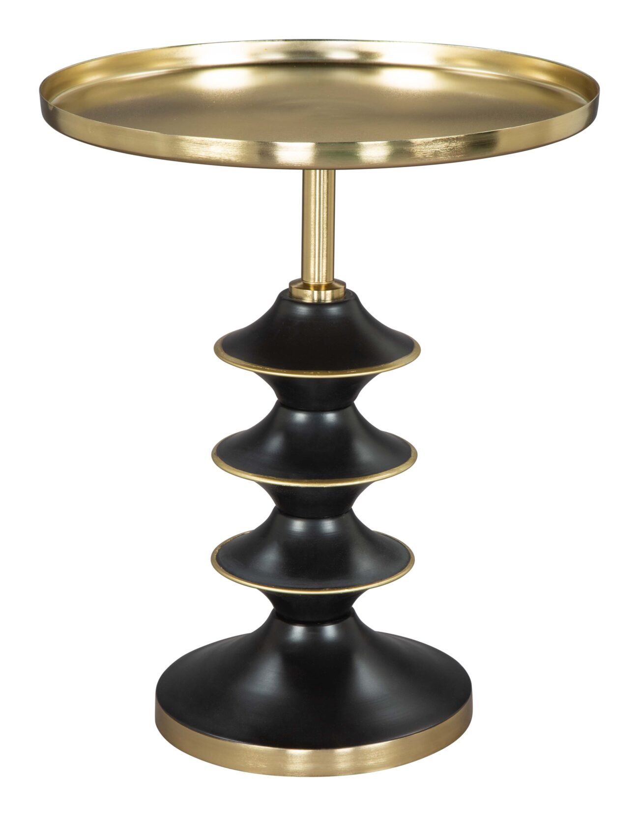 Donahue Side Table Gold & Black - Image 3