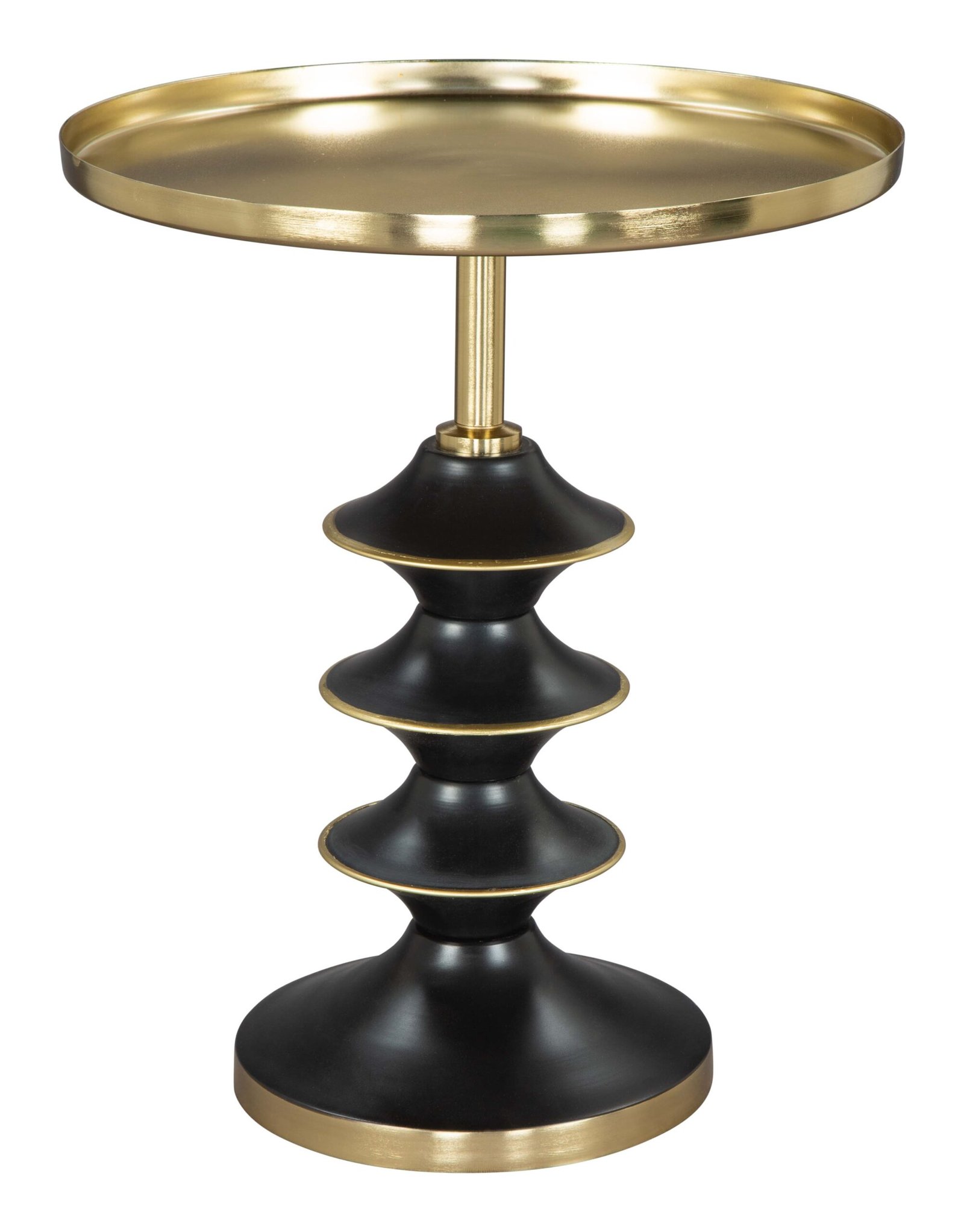 Donahue Side Table Gold & Black - Image 3