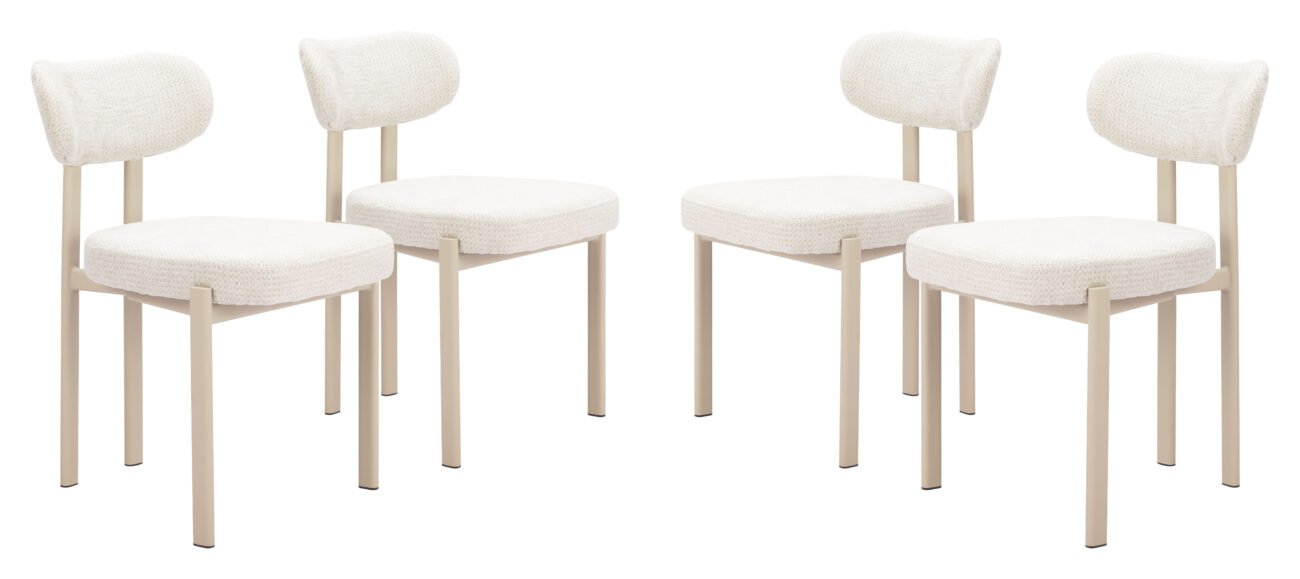 Aurea Dining Chair (Set of 4) Light Gray - Image 9
