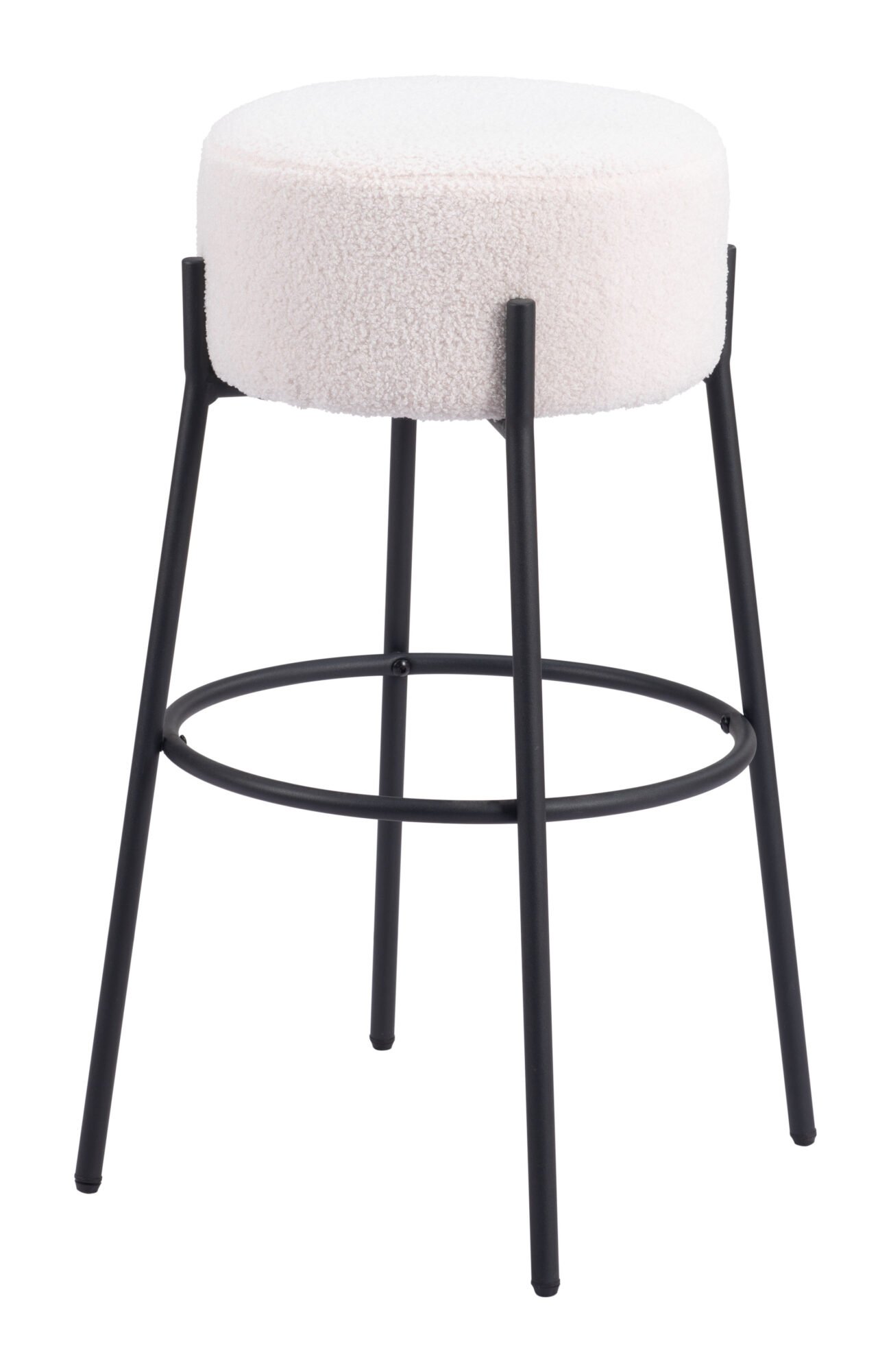 Blanche Barstool (Set of 2) Ivory - Image 2