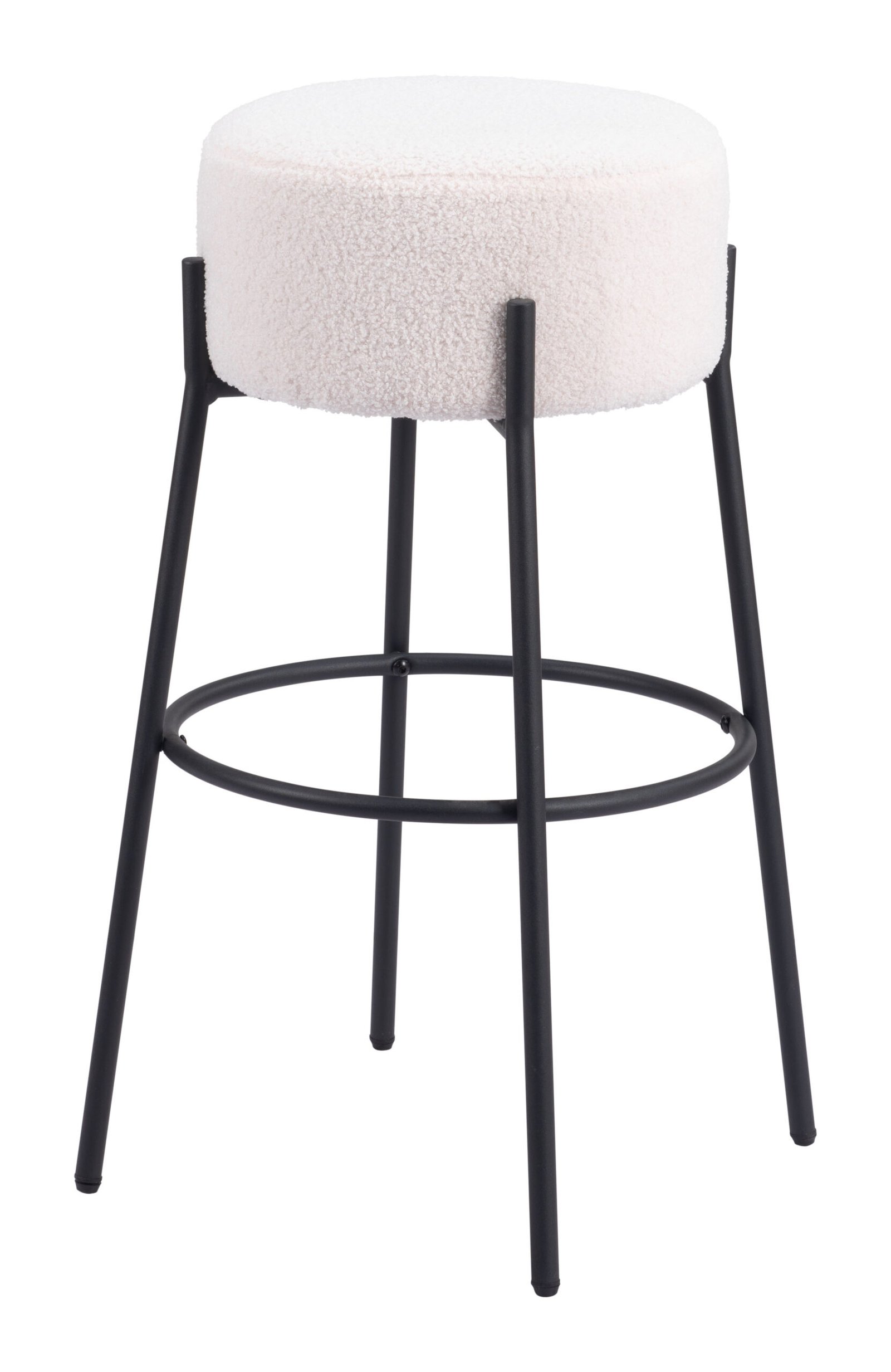 Blanche Barstool (Set of 2) Ivory - Image 2