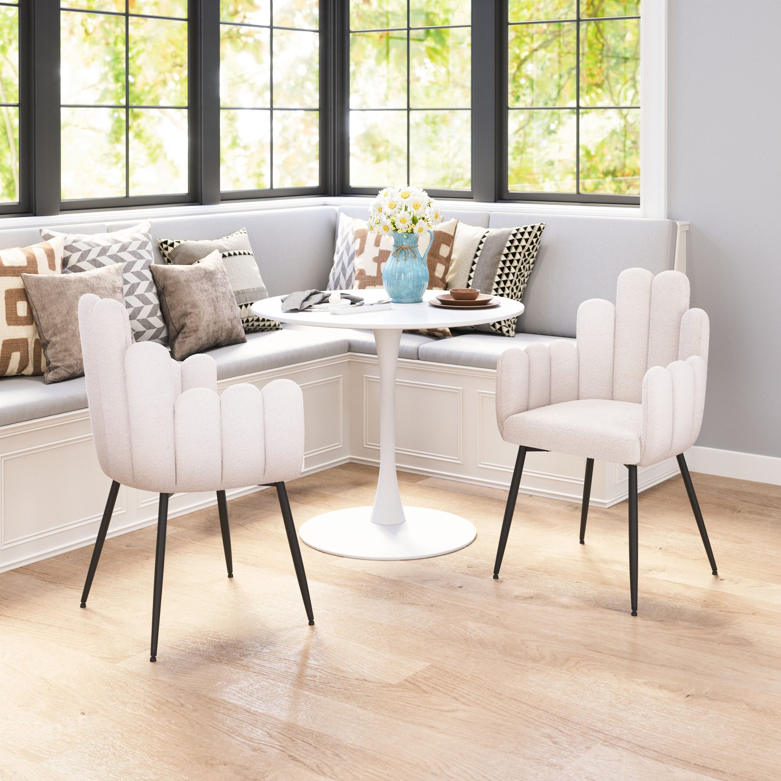Noosa Dining Chair (Set of 2) Ivory - Image 2