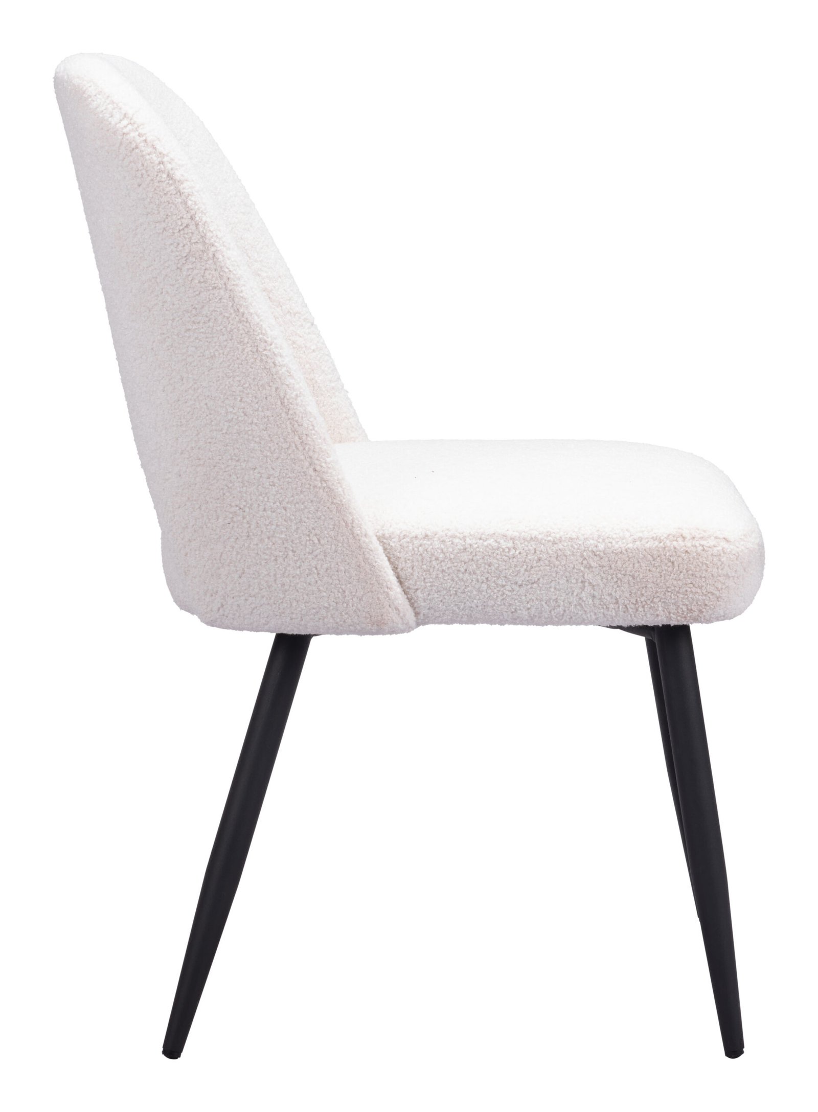 Teddy Dining Chair (Set of 2) Ivory - Image 5