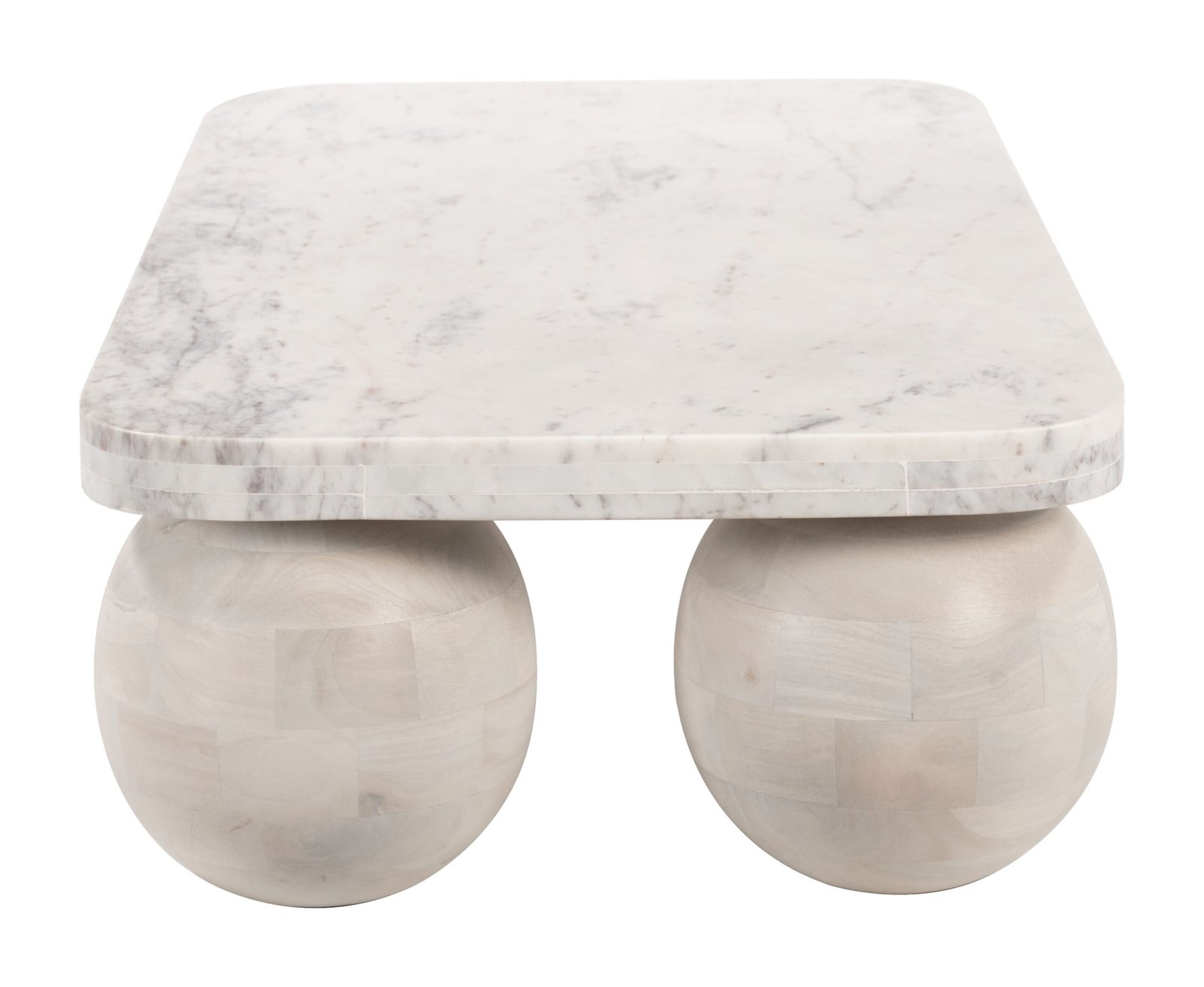 Camakat Coffee Table White & Whitewashed - Image 4