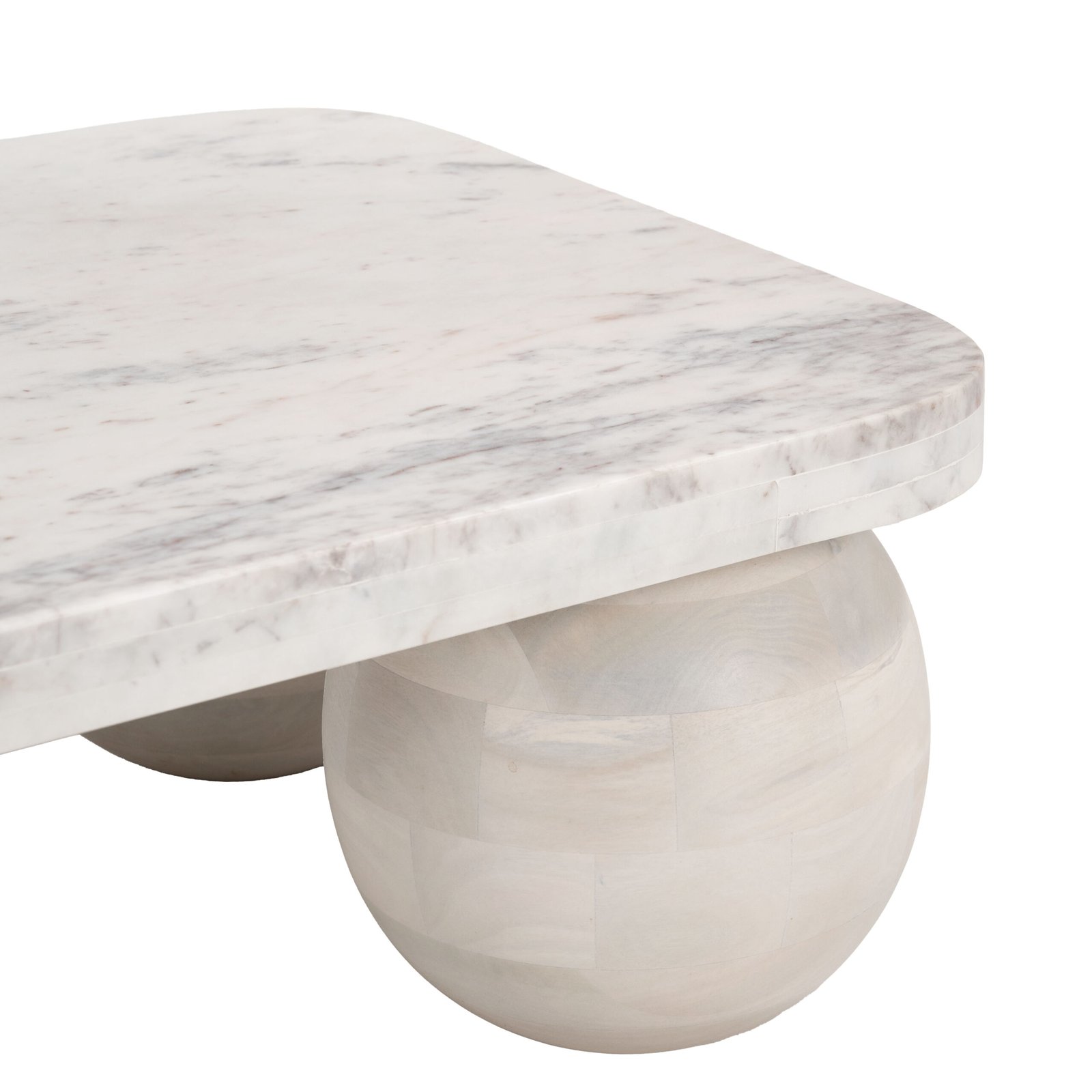 Camakat Coffee Table White & Whitewashed - Image 8