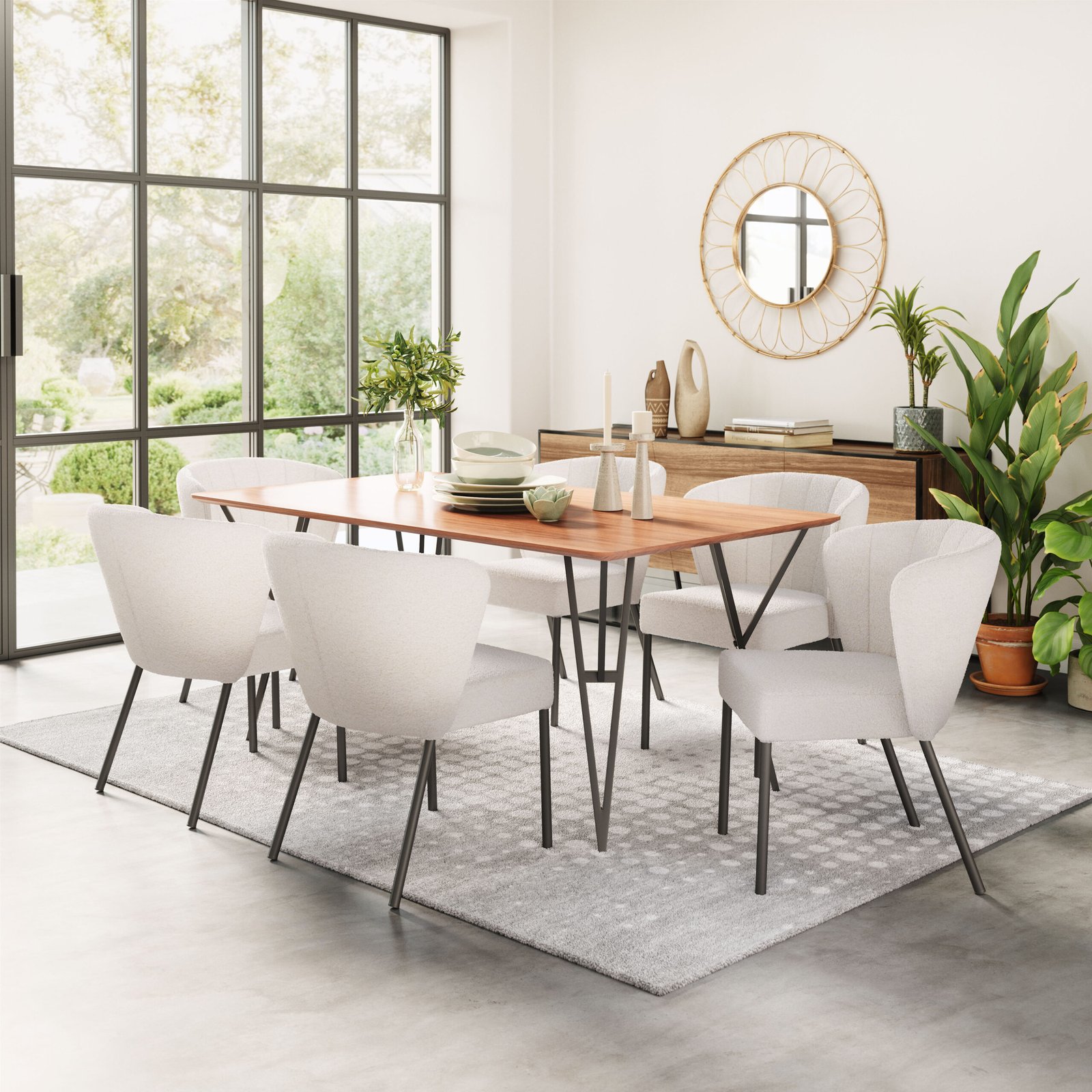 Aimee Dining Chair (Set of 2) Cream - Image 2