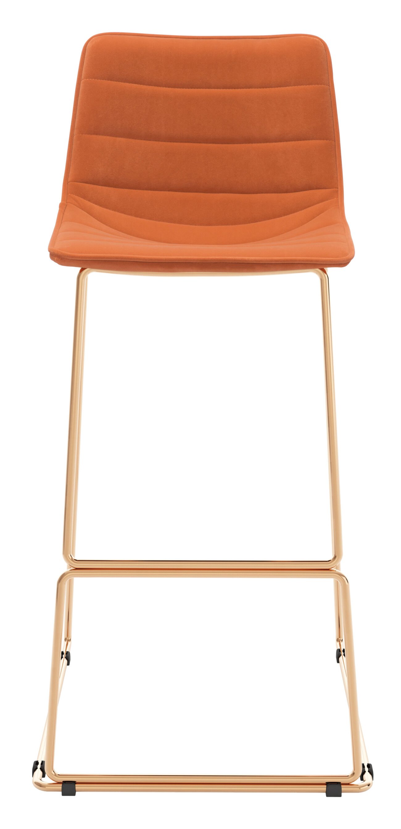 Adele Barstool (Set of 2) Orange & Gold - Image 5