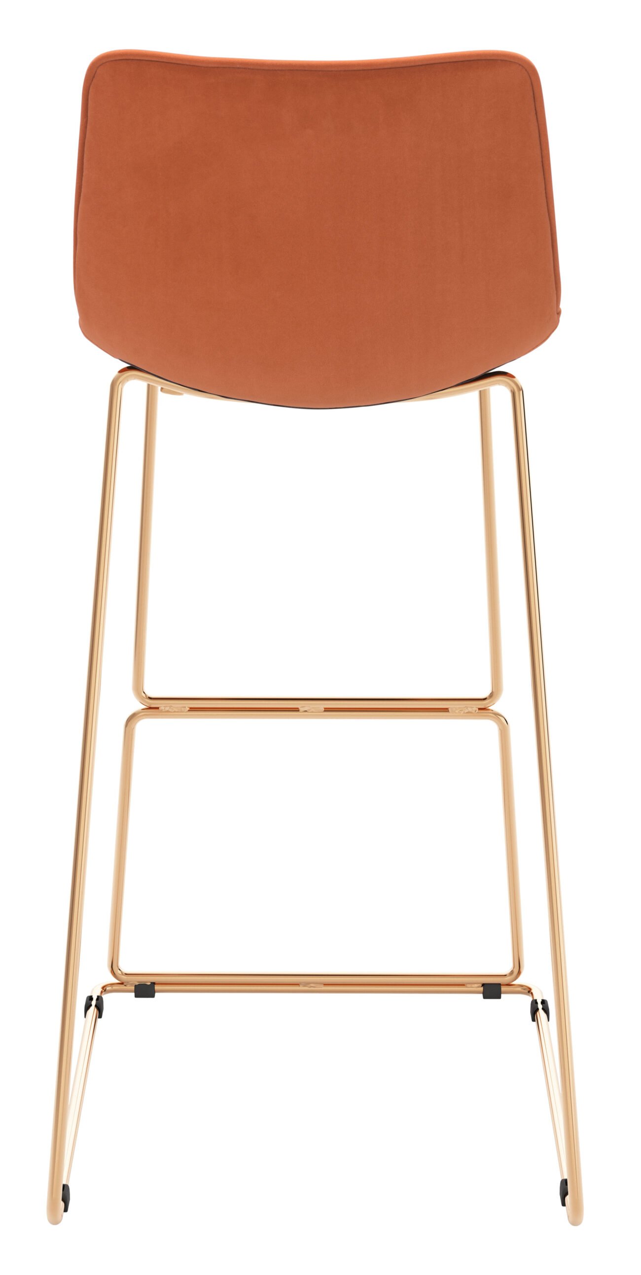 Adele Barstool (Set of 2) Orange & Gold - Image 6
