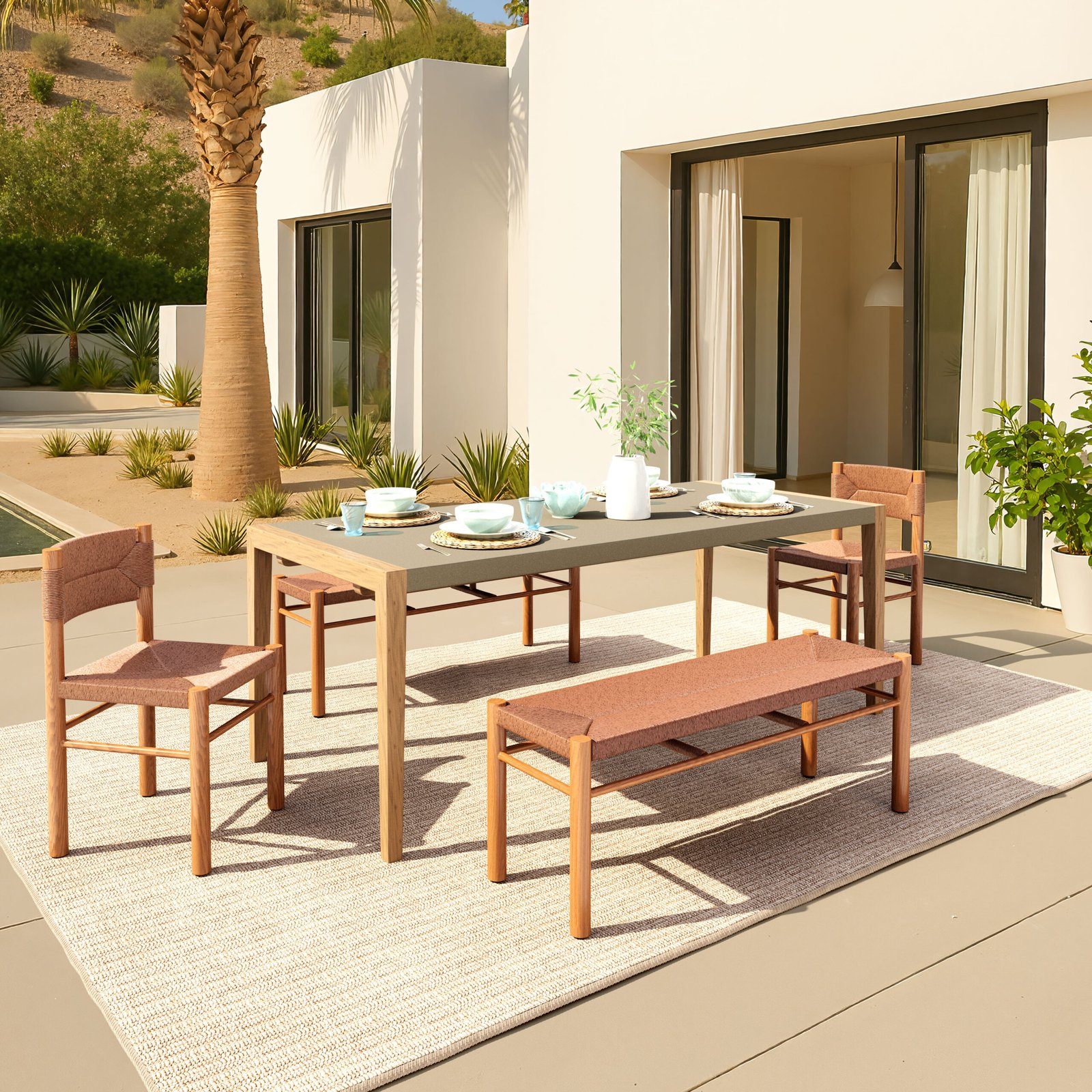 Kata Dining Table Gray