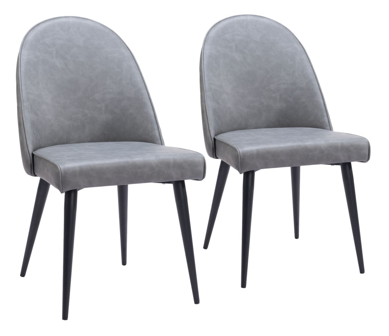 Silloth Armless Dining Chair (Set of 2) Gray - Image 10