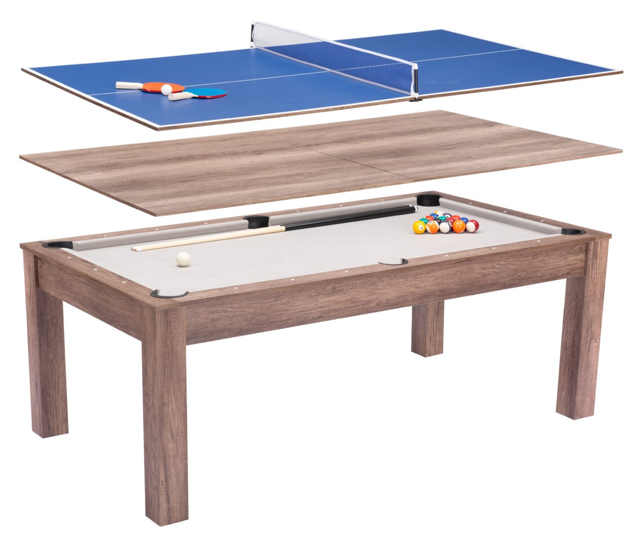 Bonker 3 in 1 Table Brown - Image 8