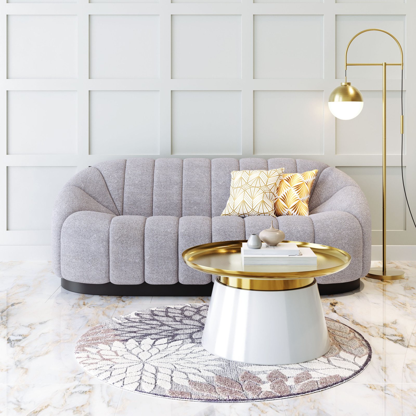 Bhutan Sofa Light Gray - Image 2