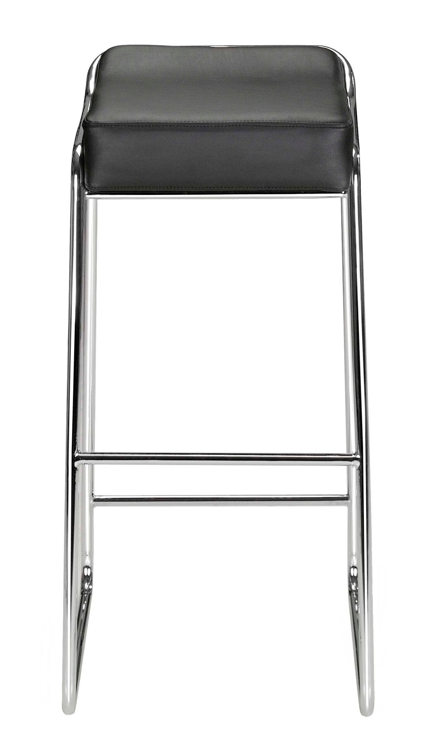 Wedge Barstool (Set of 2) Black - Image 4