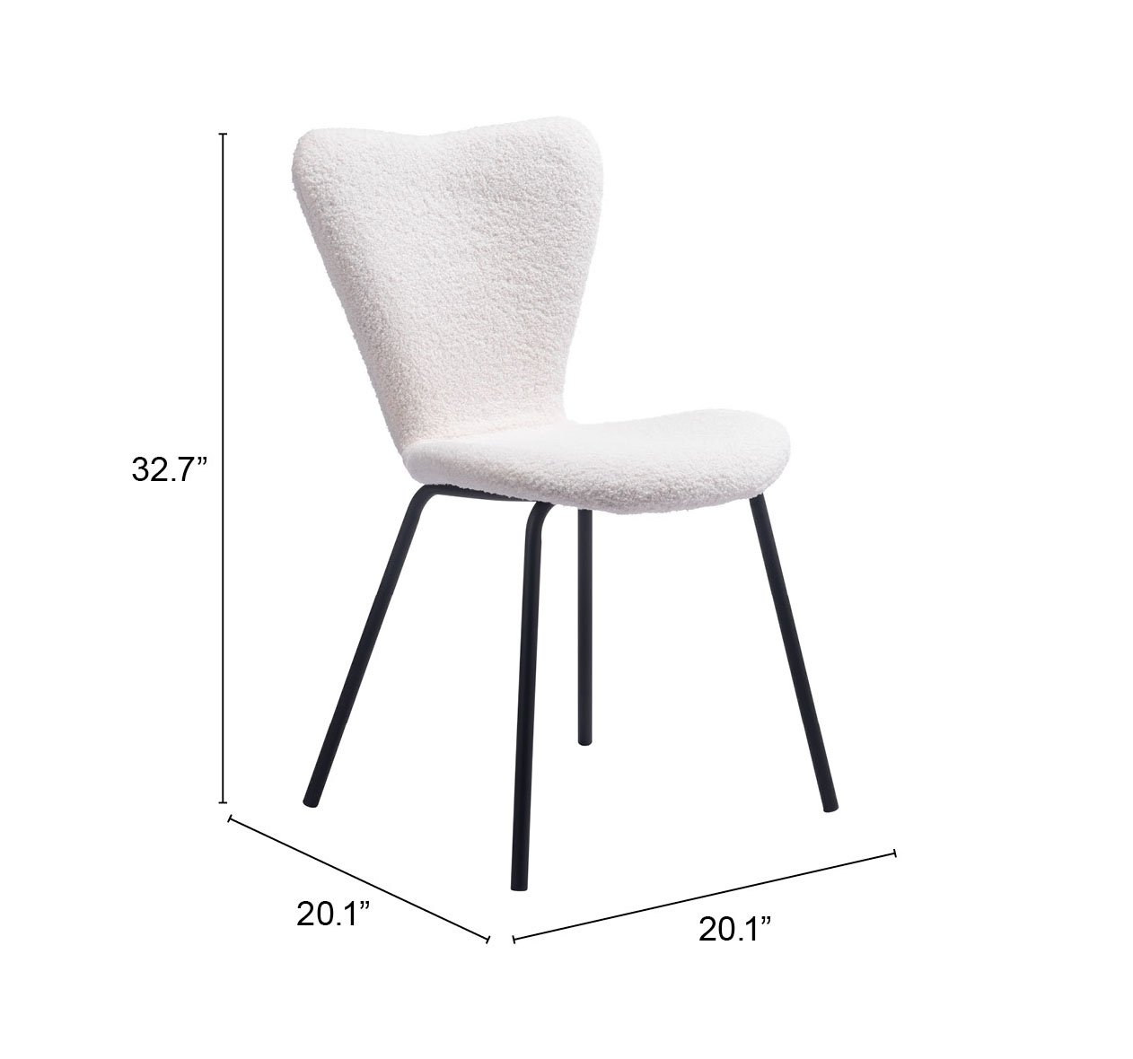 Thibideaux Dining Chair (Set of 2) Ivory - Image 11