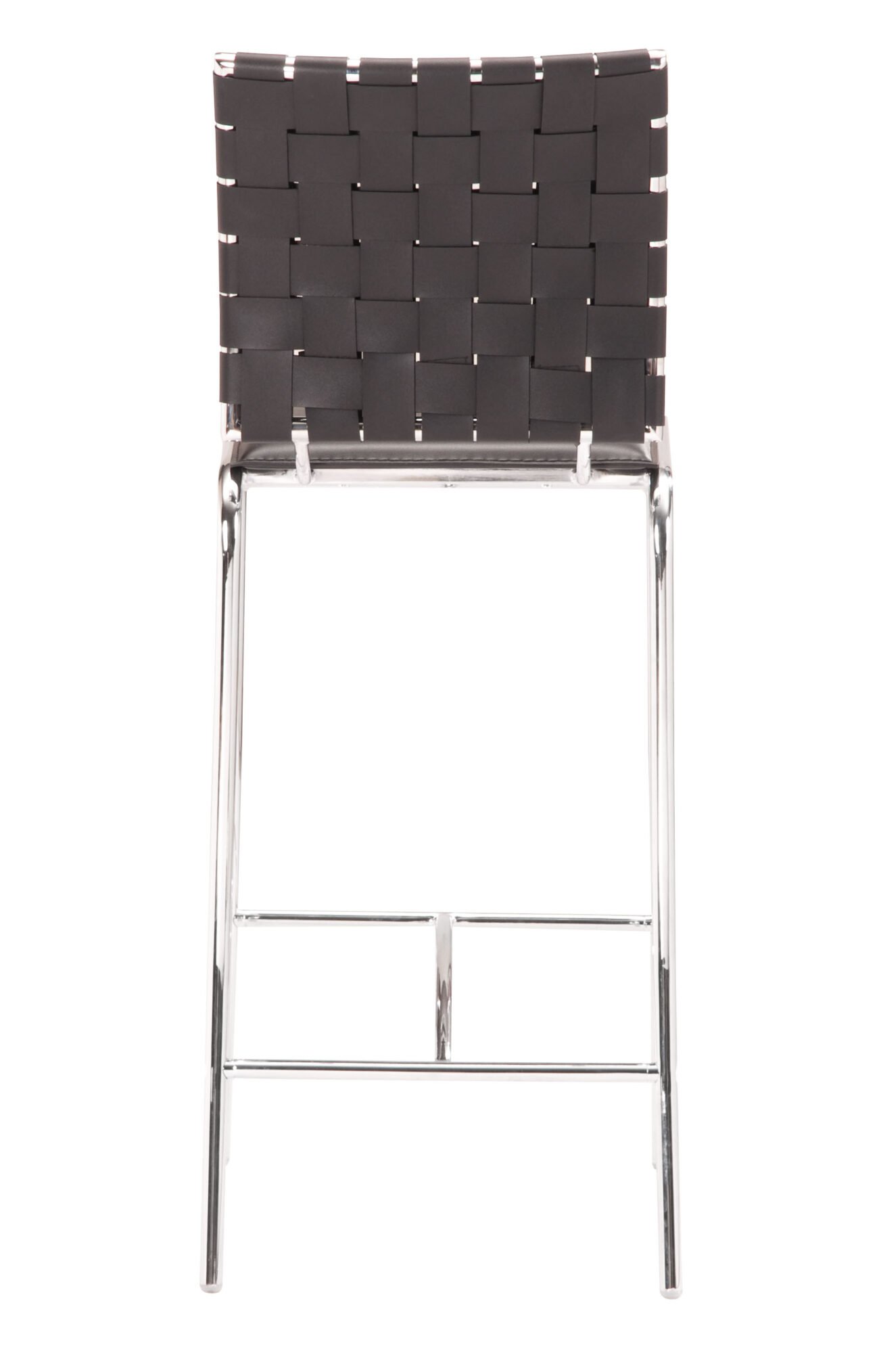 Criss Cross Counter Stool (Set of 2) Black - Image 5