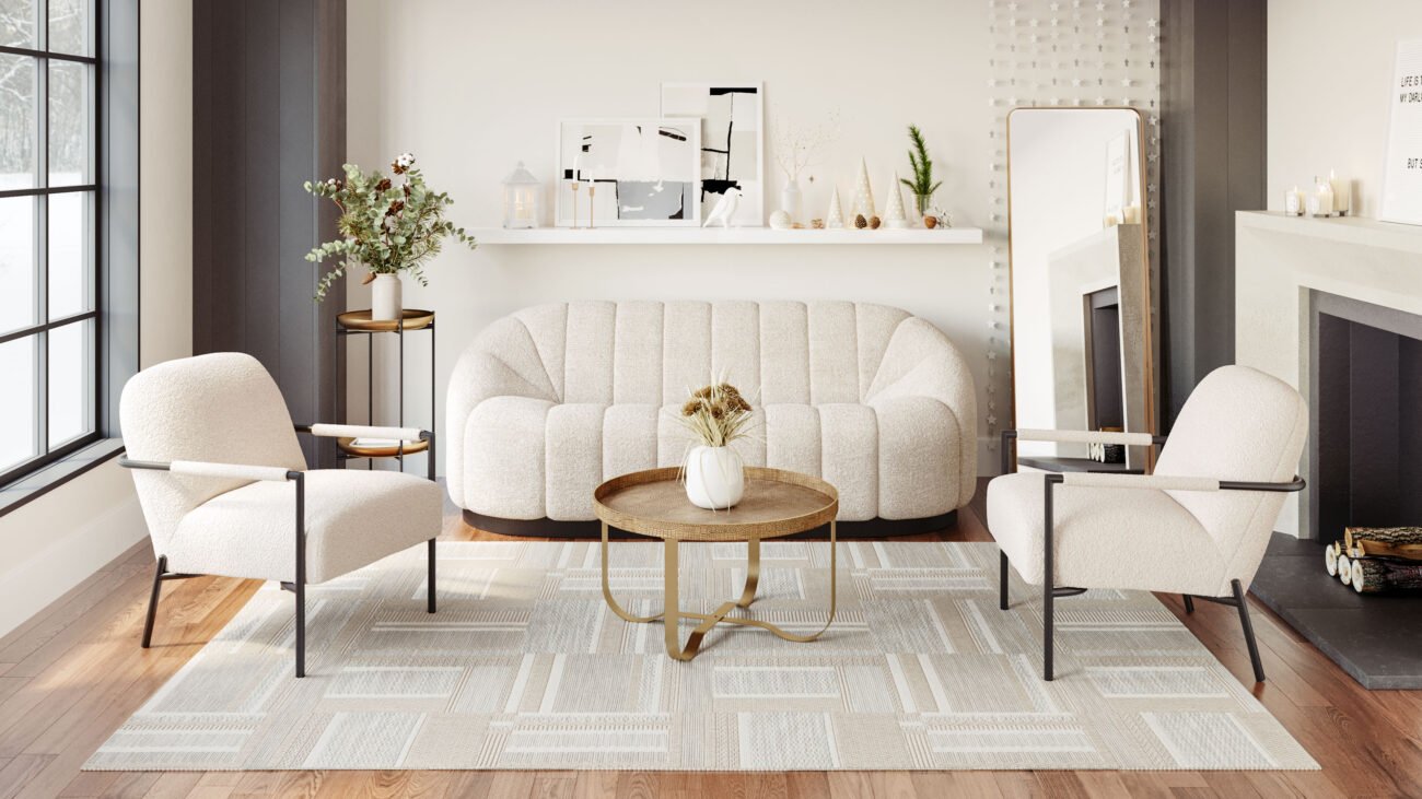 Chicago Accent Chair Ivory - Image 2